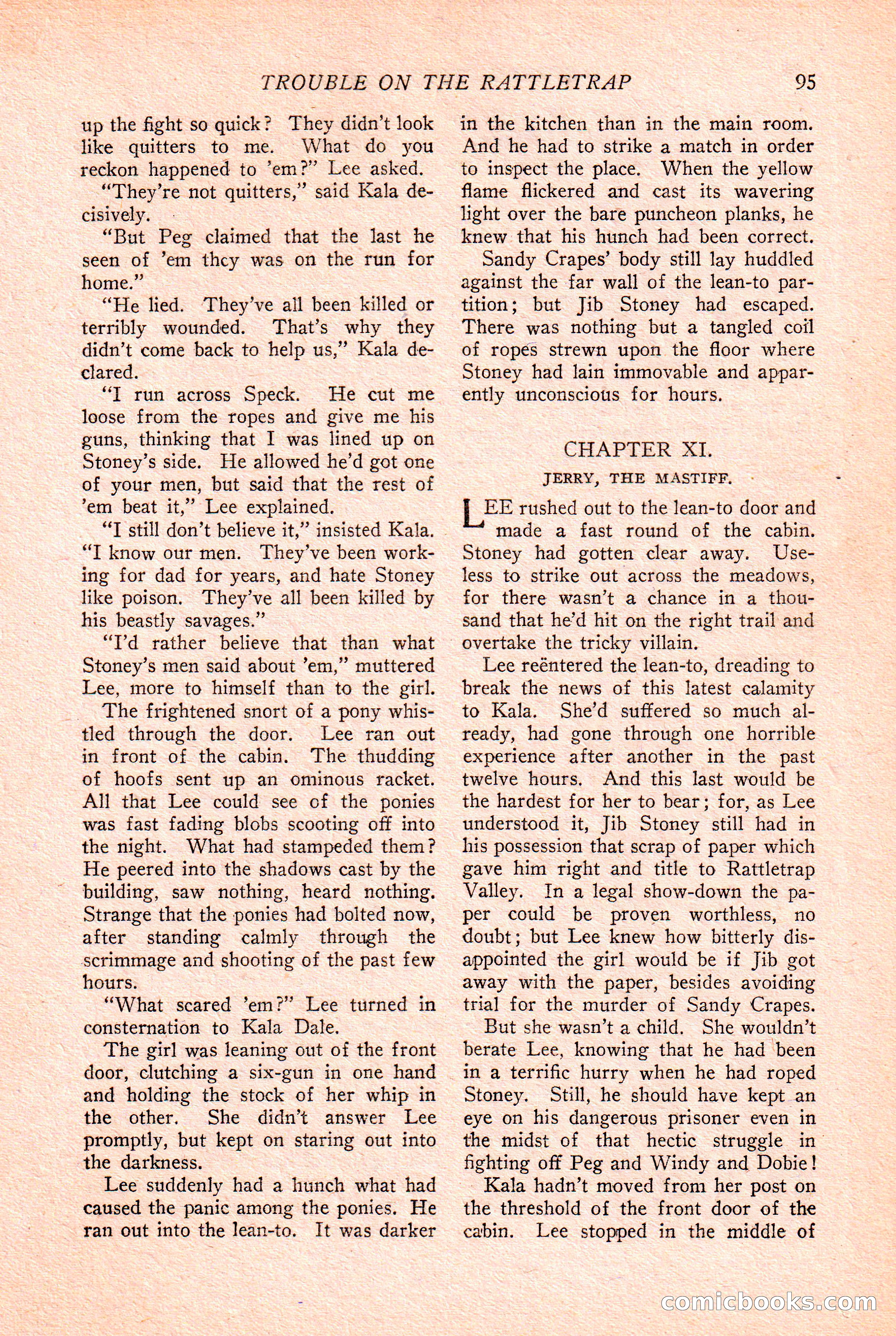Western Story Magazine Cover — page 97 of 148