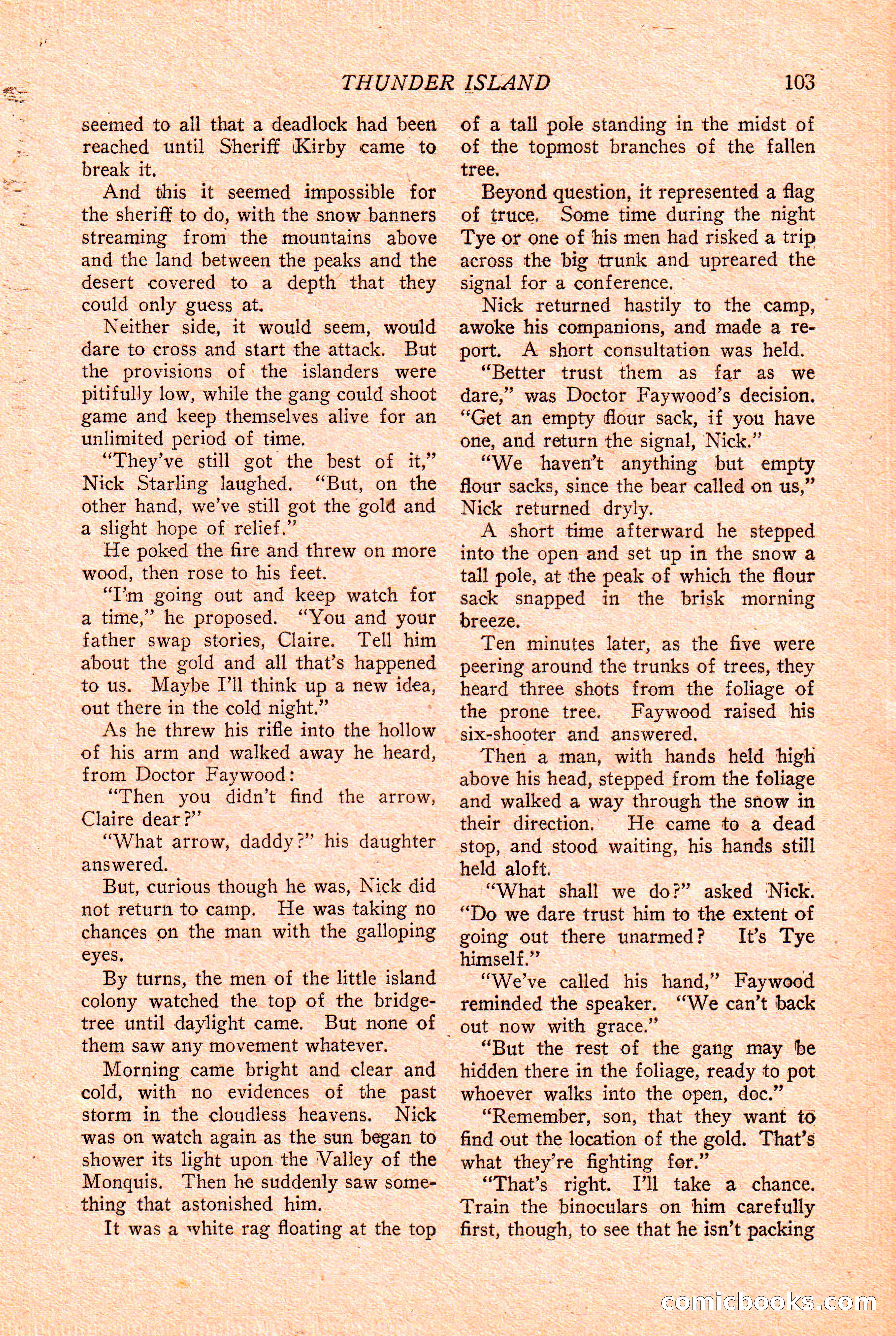 Western Story Magazine Cover — page 105 of 148