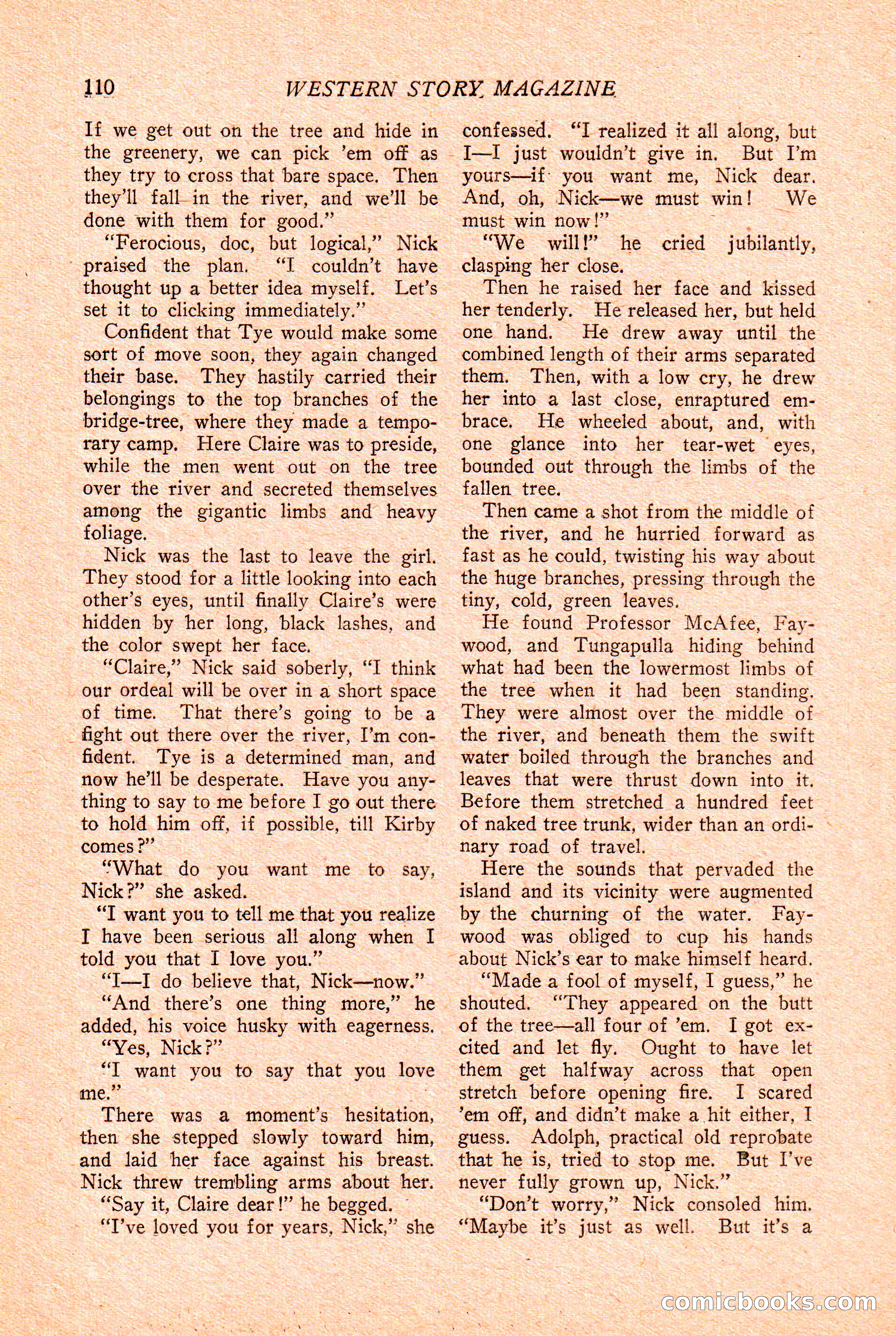 Western Story Magazine Cover — page 112 of 148