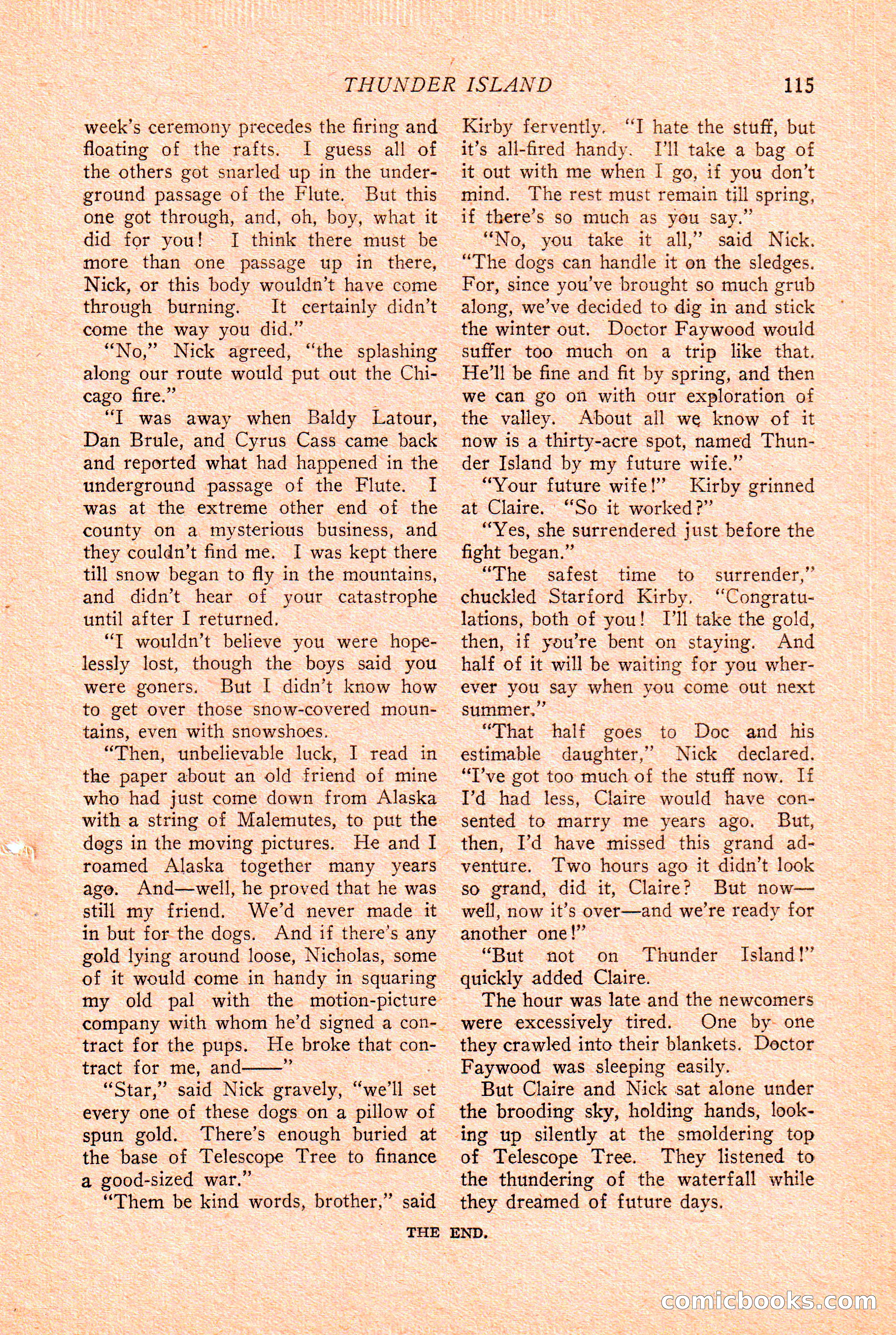 Western Story Magazine Cover — page 117 of 148