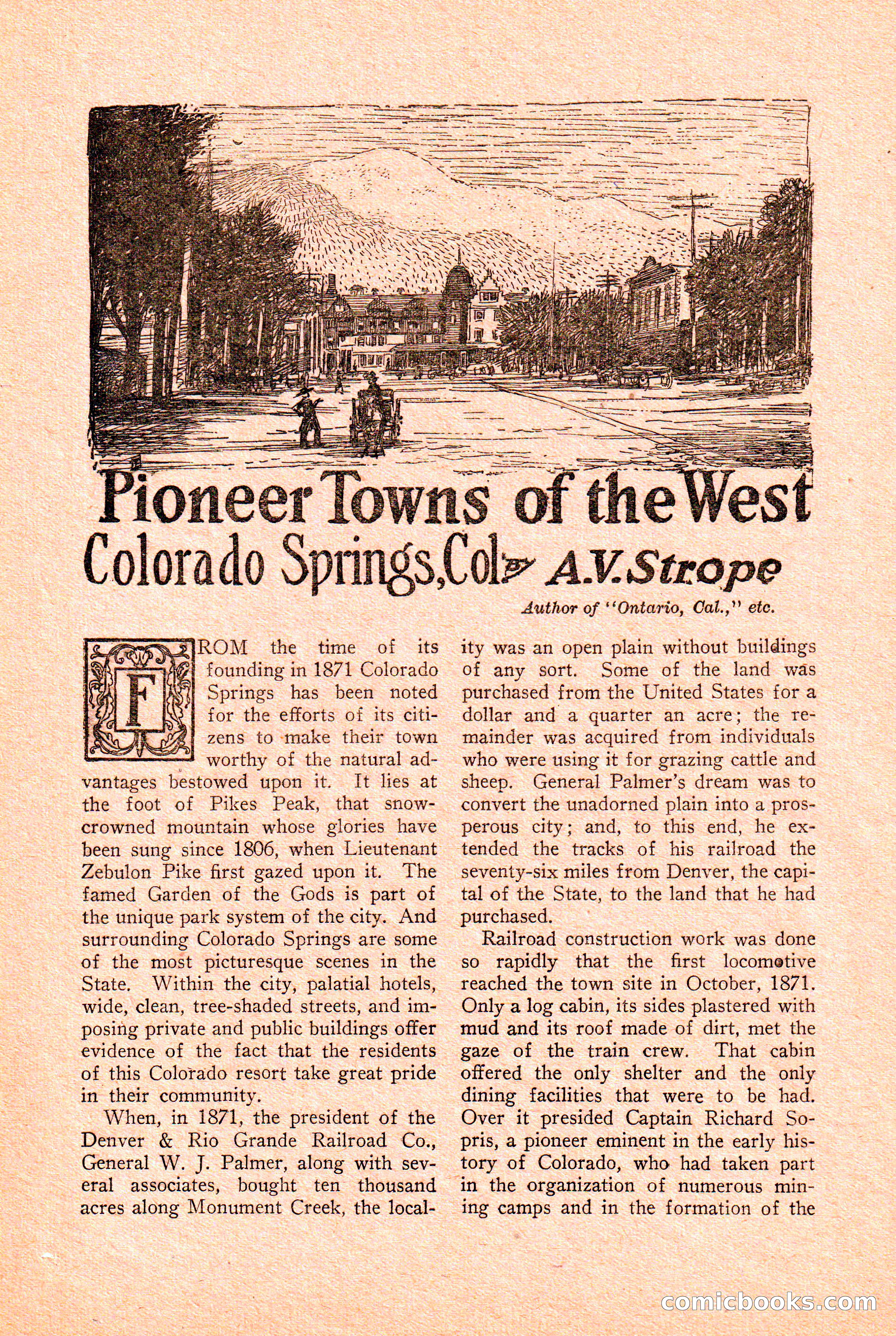 Western Story Magazine Cover — page 126 of 148