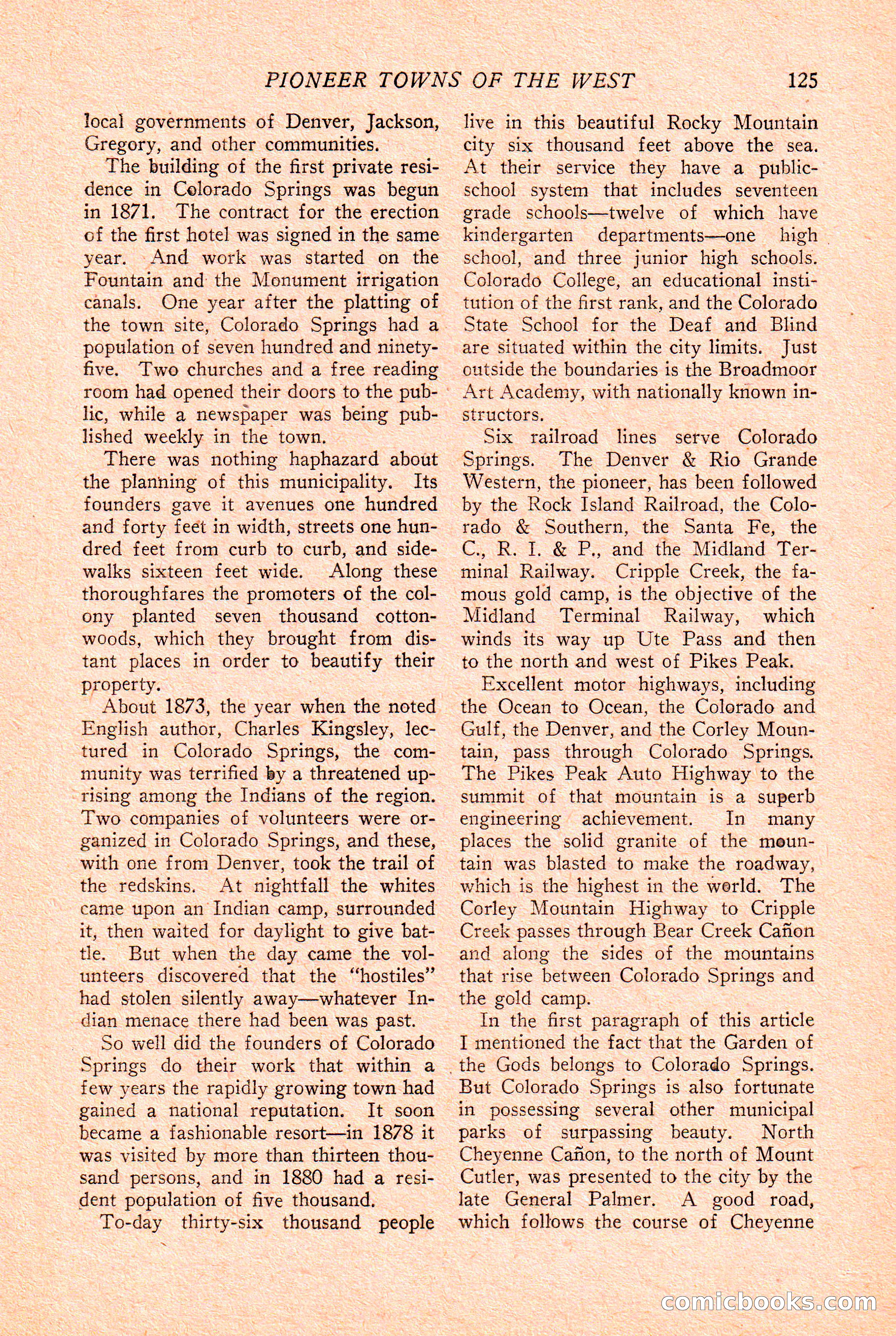 Western Story Magazine Cover — page 127 of 148