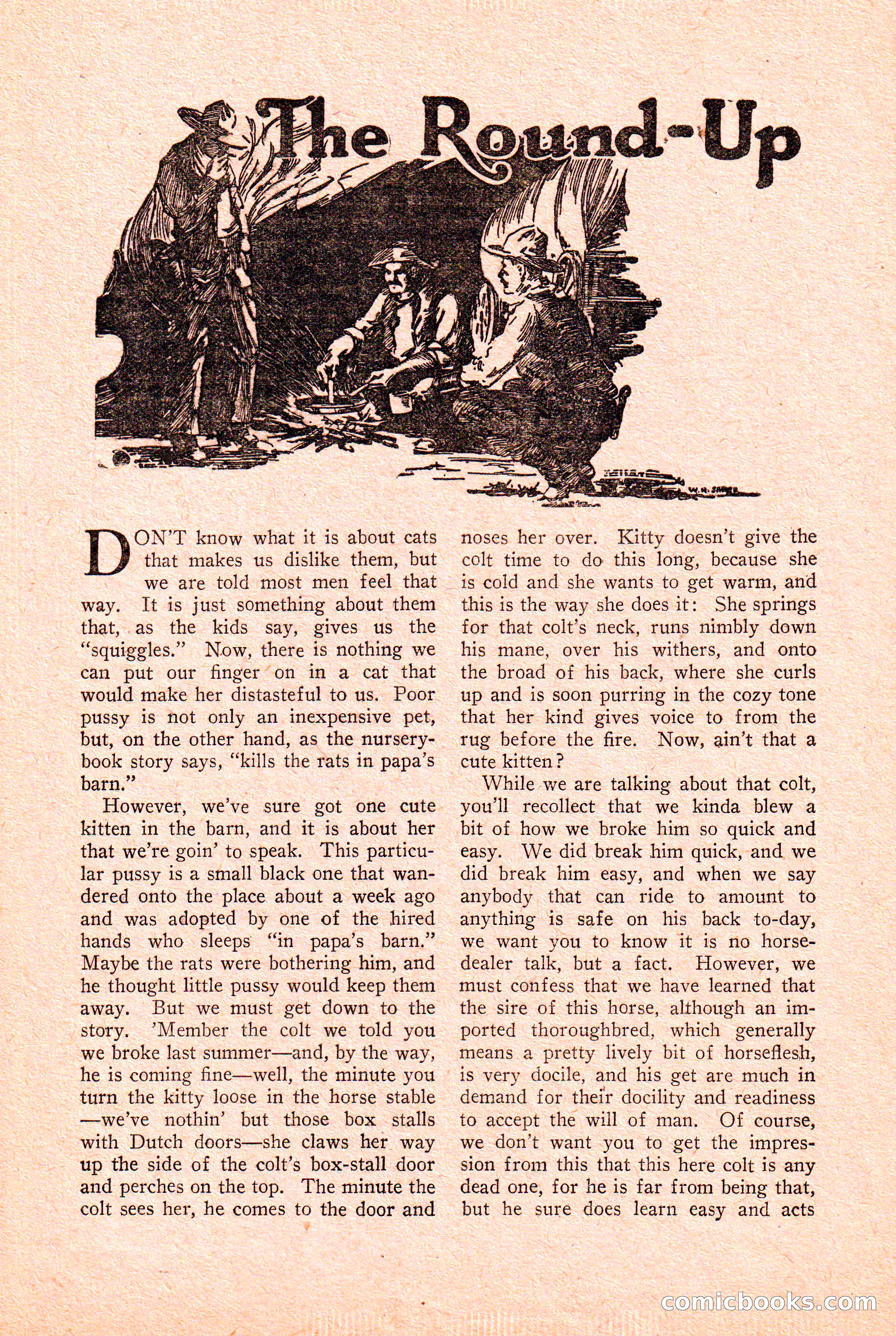 Western Story Magazine Cover — page 134 of 148