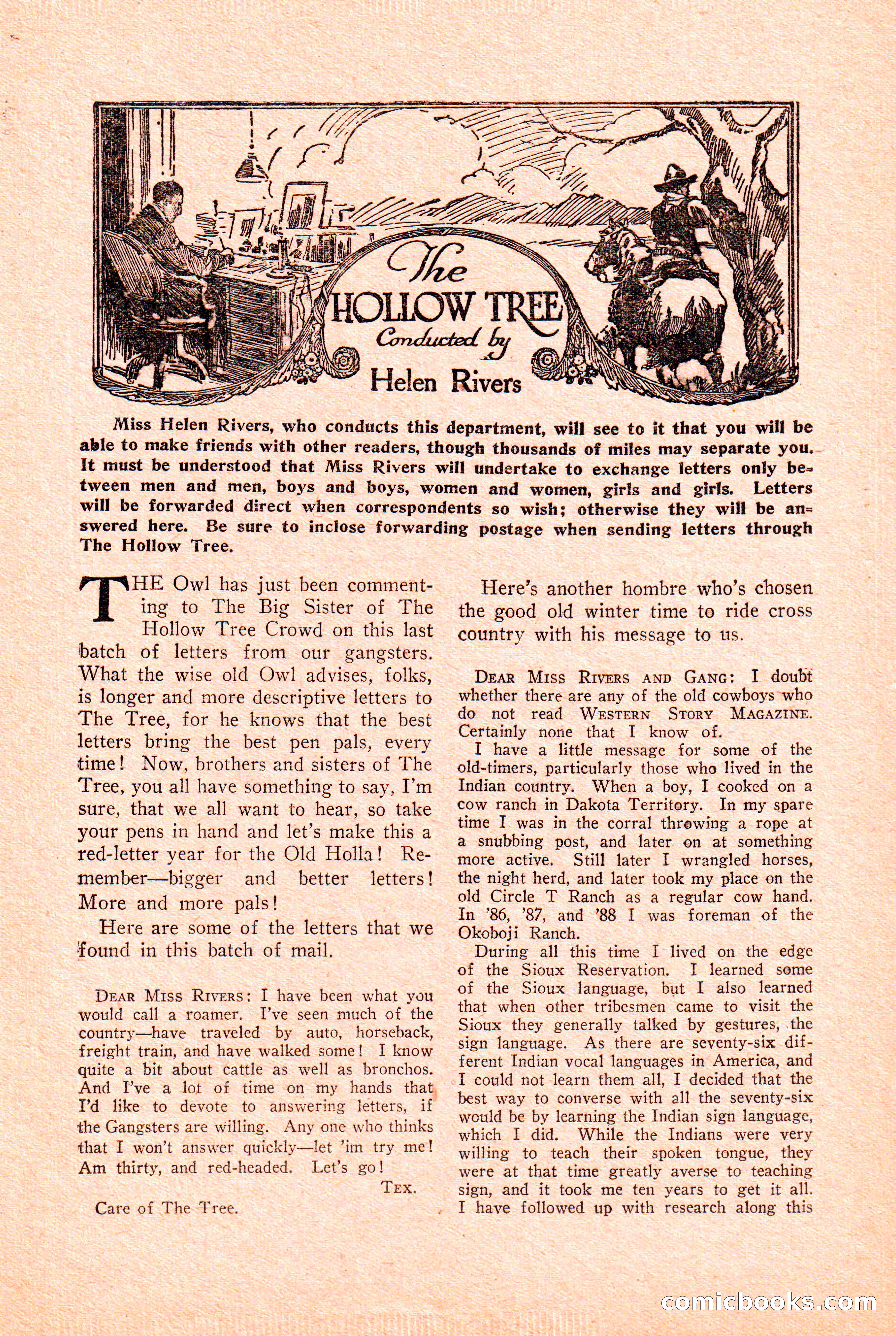 Western Story Magazine Cover — page 137 of 148