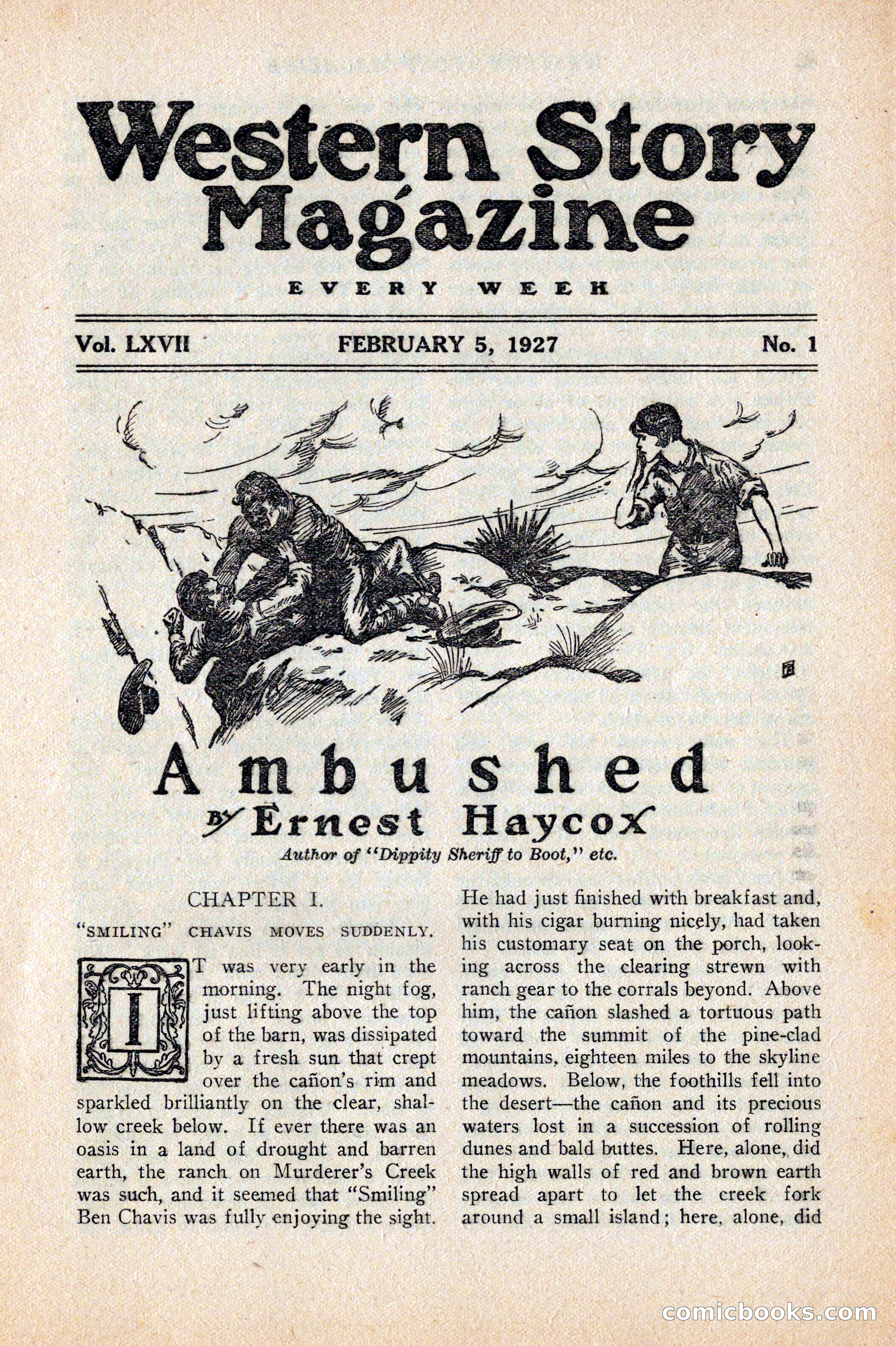 Western Story Magazine, February 5, 1927 — page 19 of 172