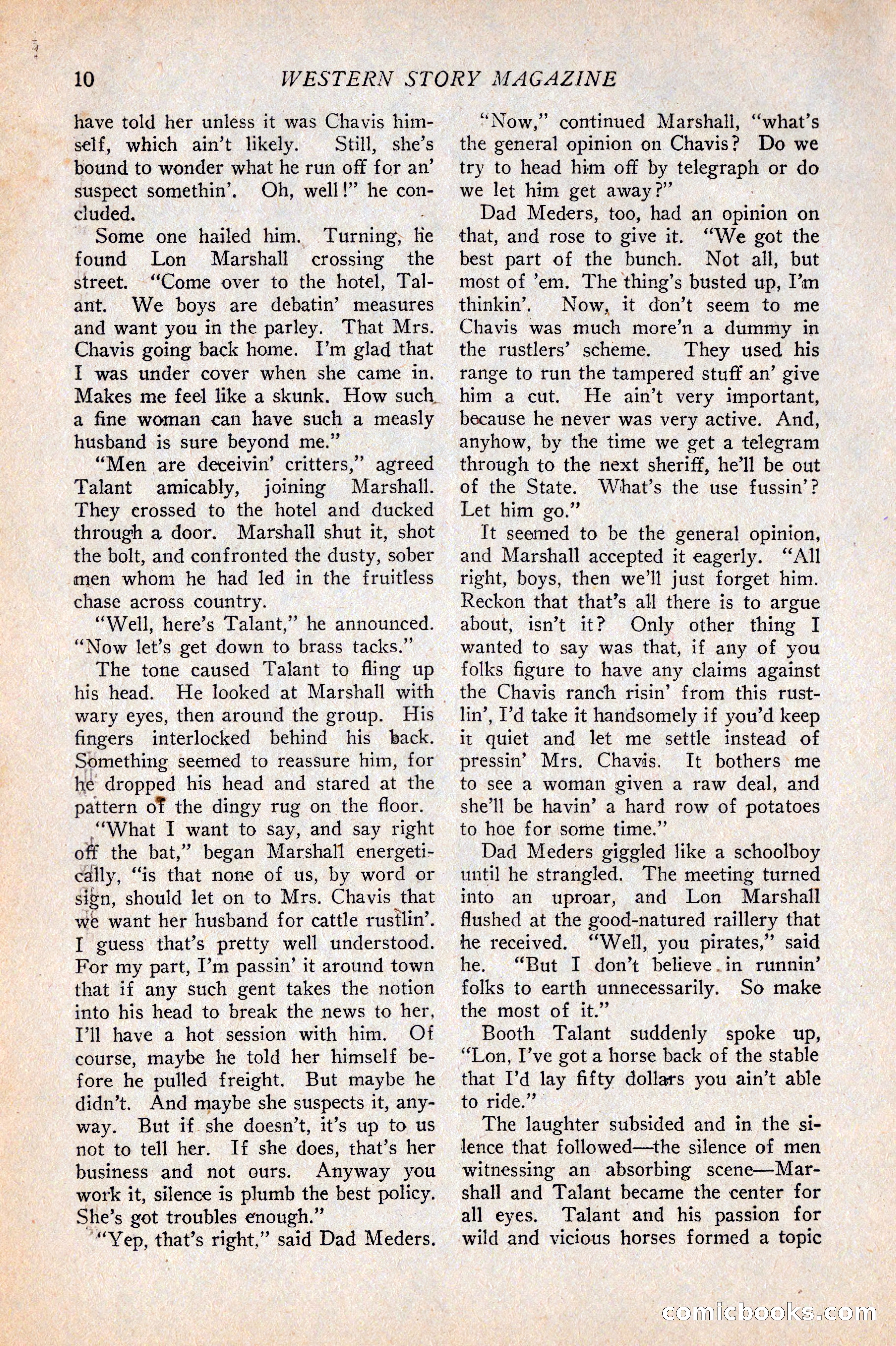 Western Story Magazine, February 5, 1927 — page 28 of 172