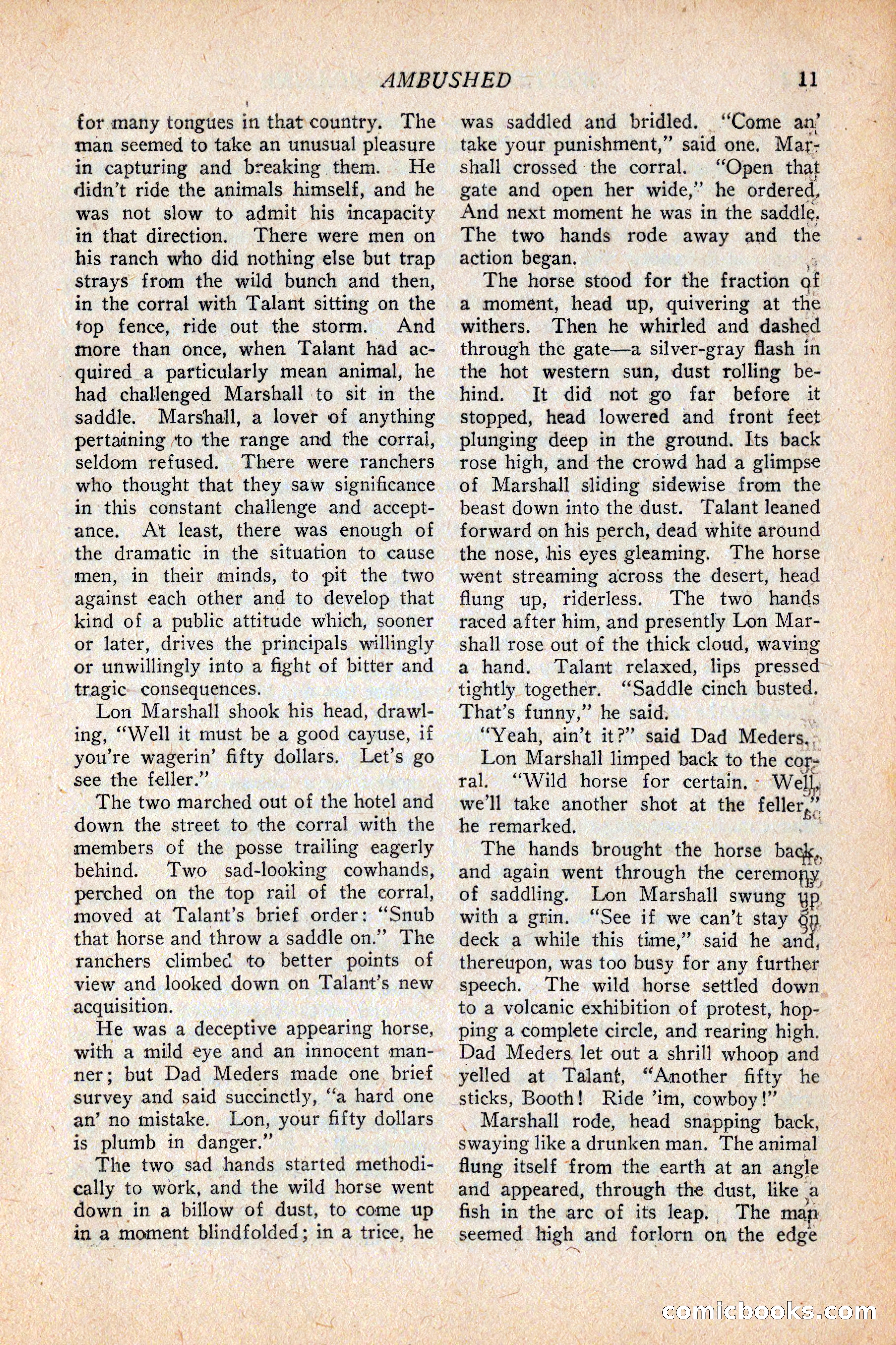 Western Story Magazine, February 5, 1927 — page 29 of 172