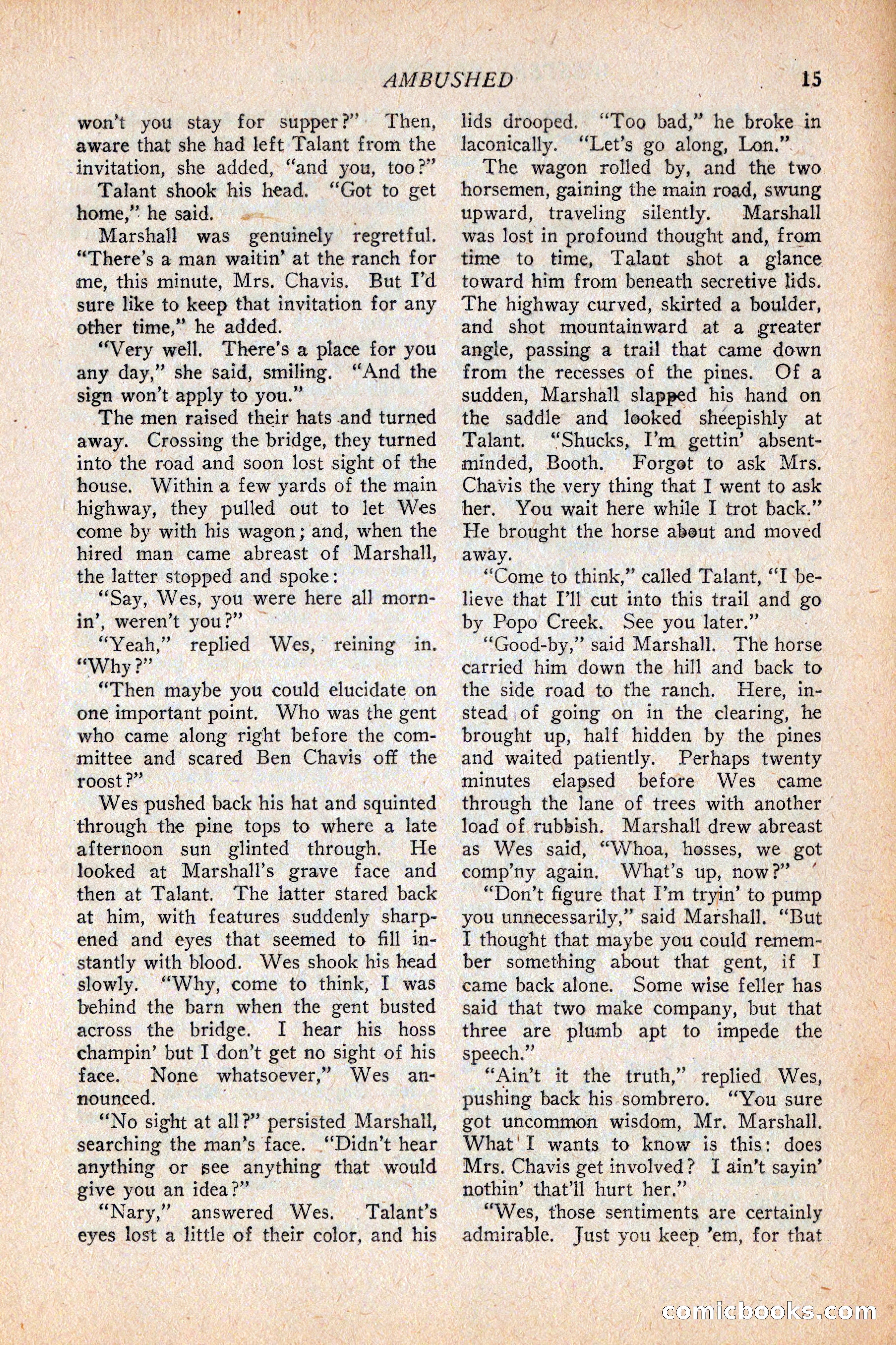 Western Story Magazine, February 5, 1927 — page 33 of 172