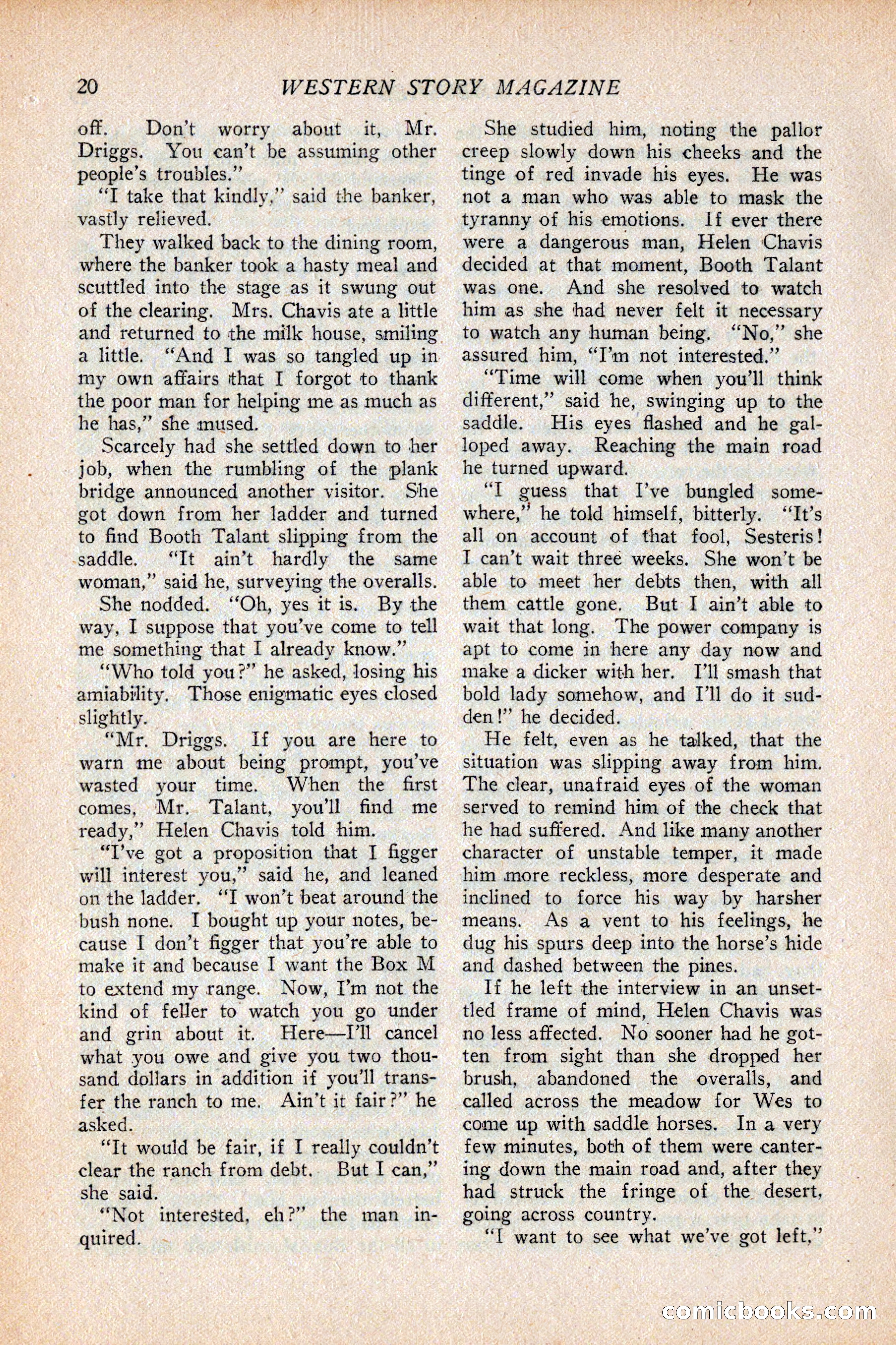 Western Story Magazine, February 5, 1927 — page 38 of 172
