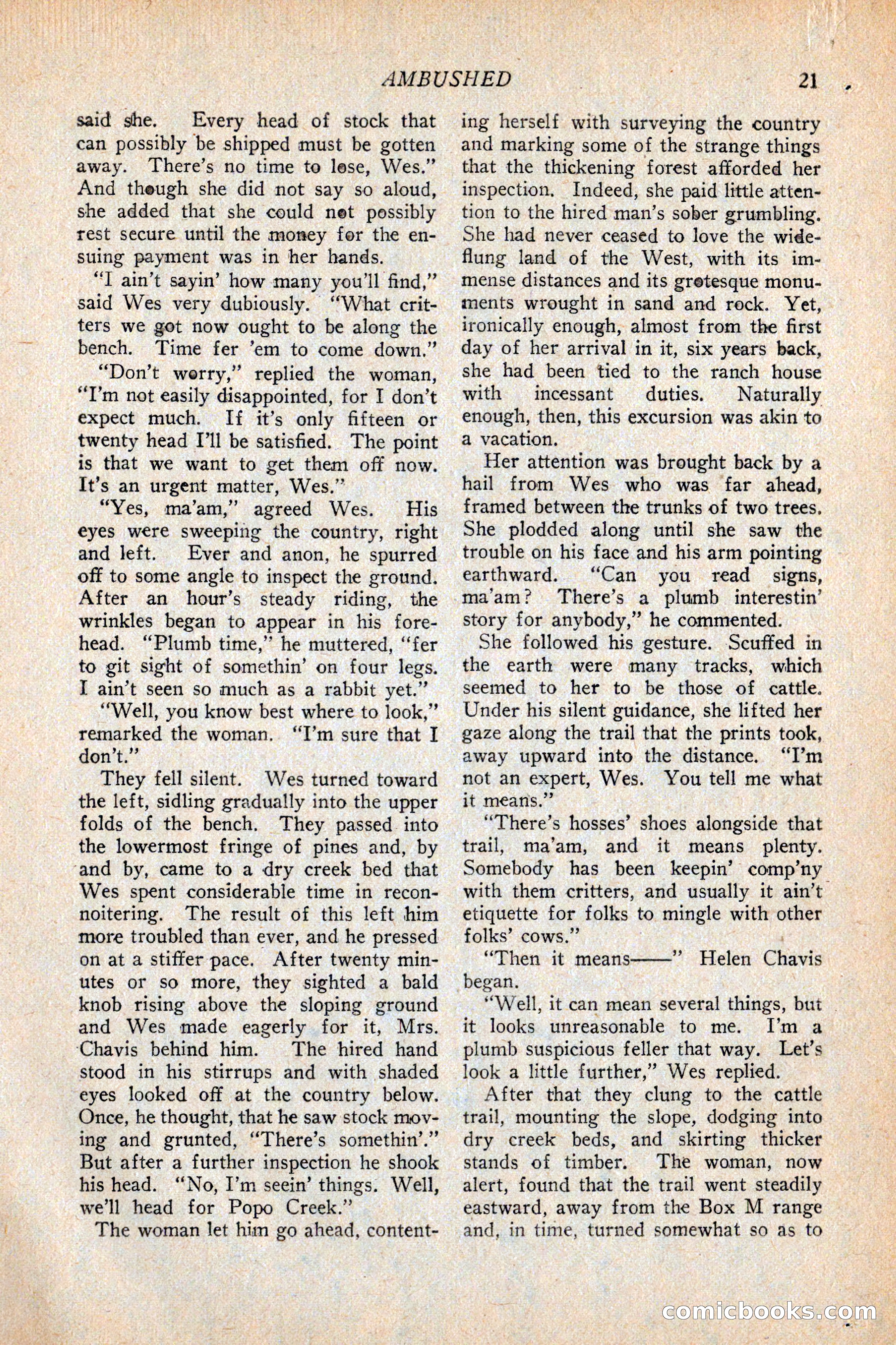 Western Story Magazine, February 5, 1927 — page 39 of 172