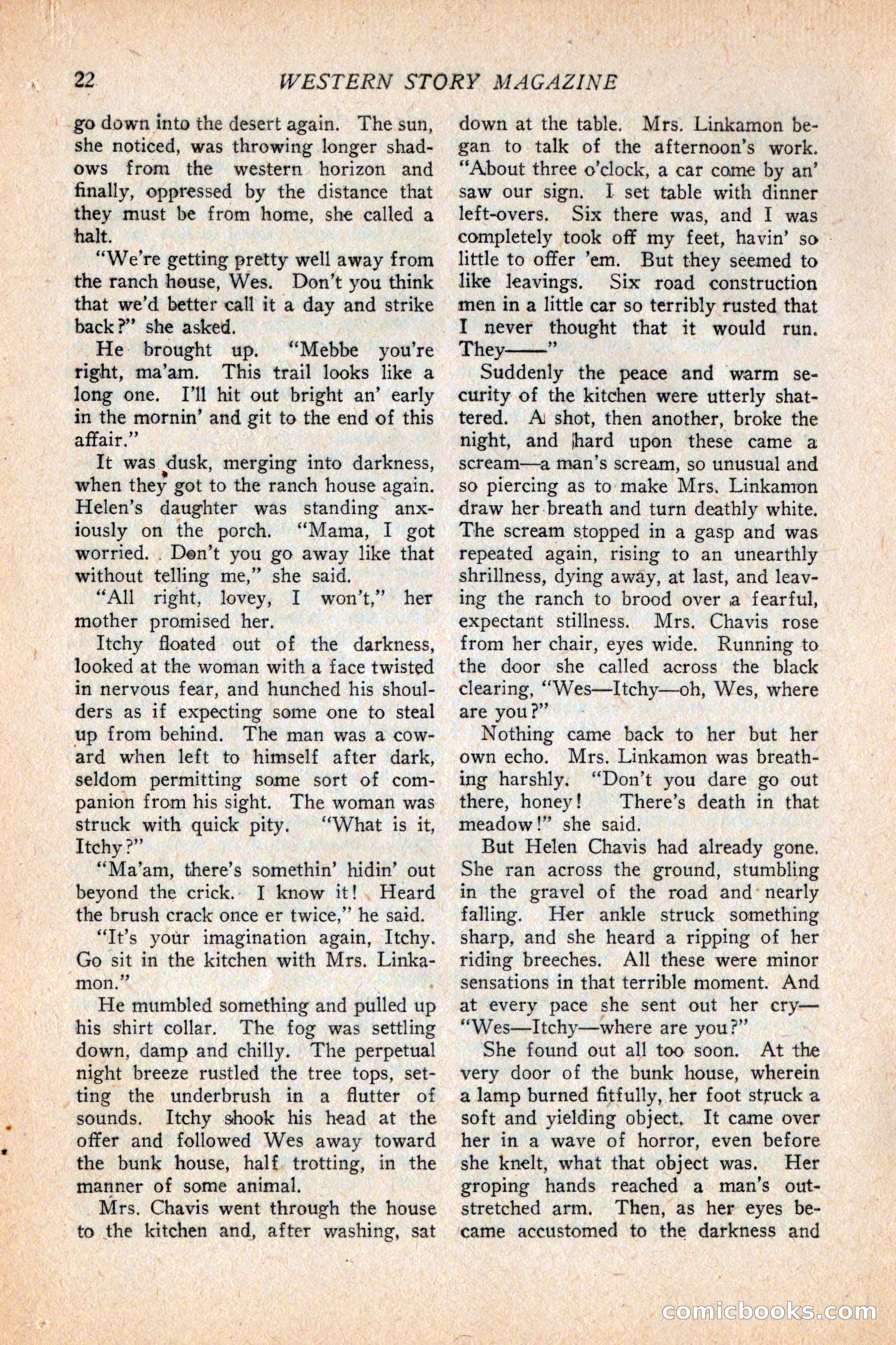 Western Story Magazine, February 5, 1927 — page 40 of 172