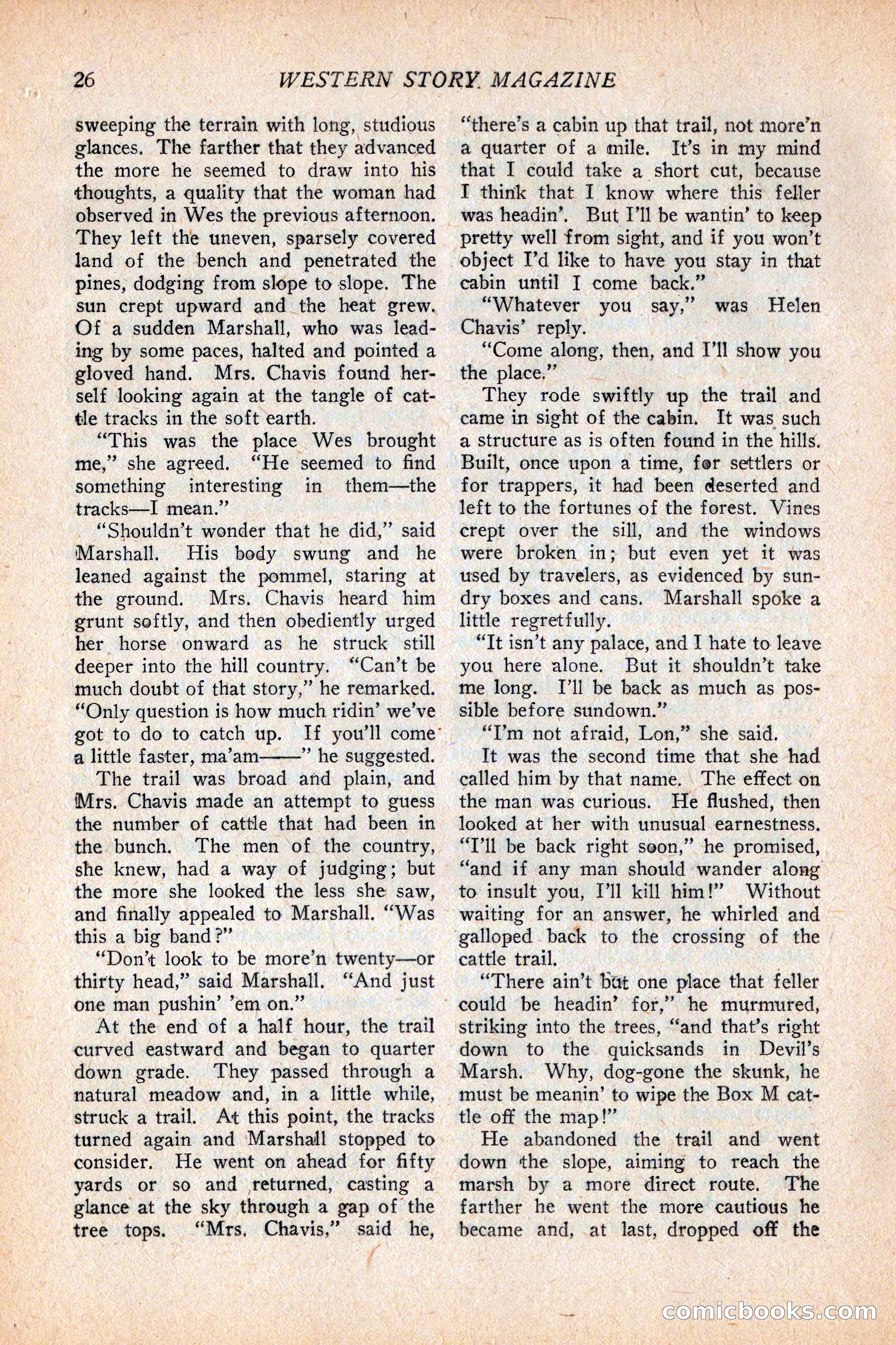 Western Story Magazine, February 5, 1927 — page 44 of 172