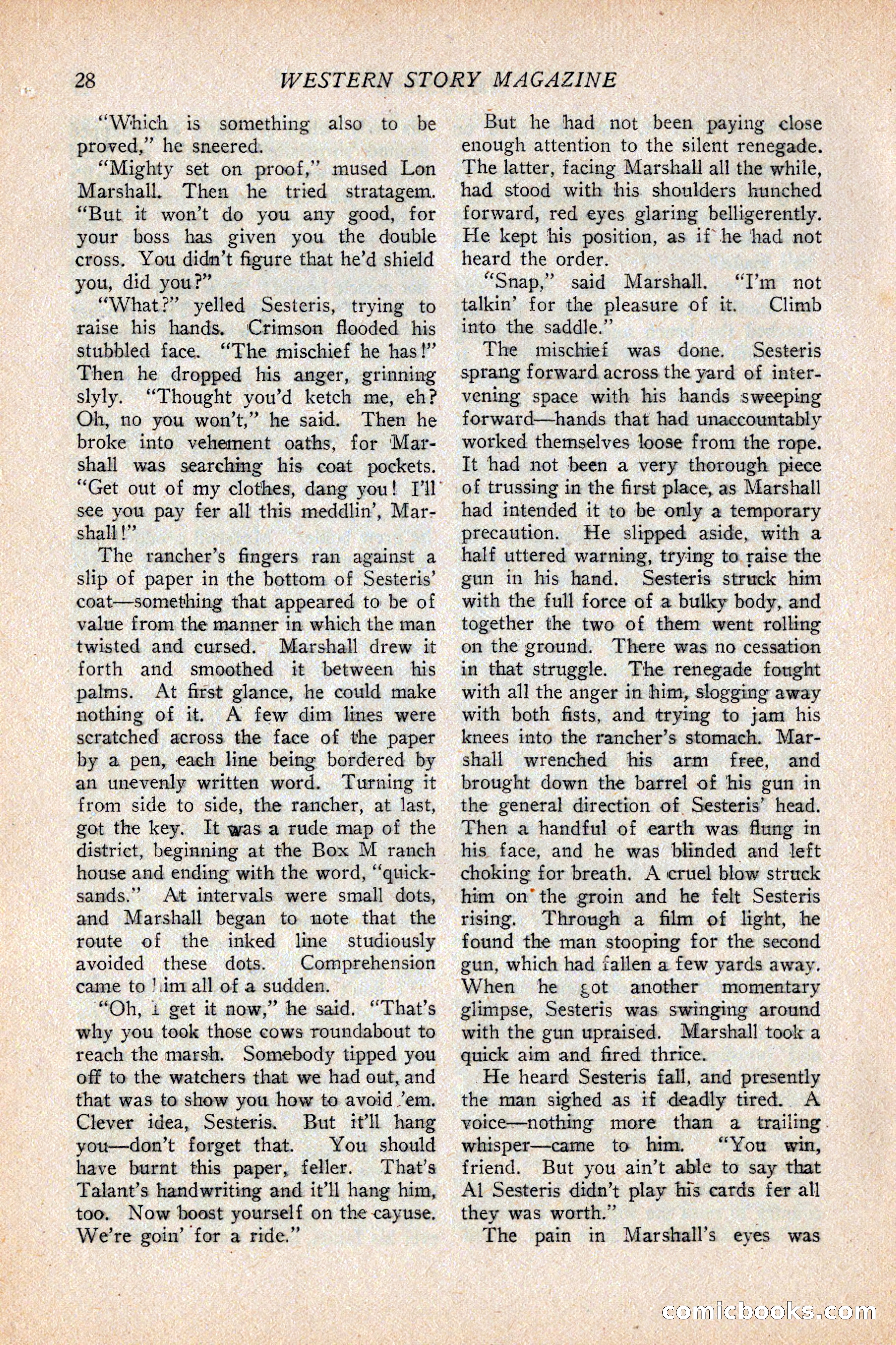 Western Story Magazine, February 5, 1927 — page 46 of 172