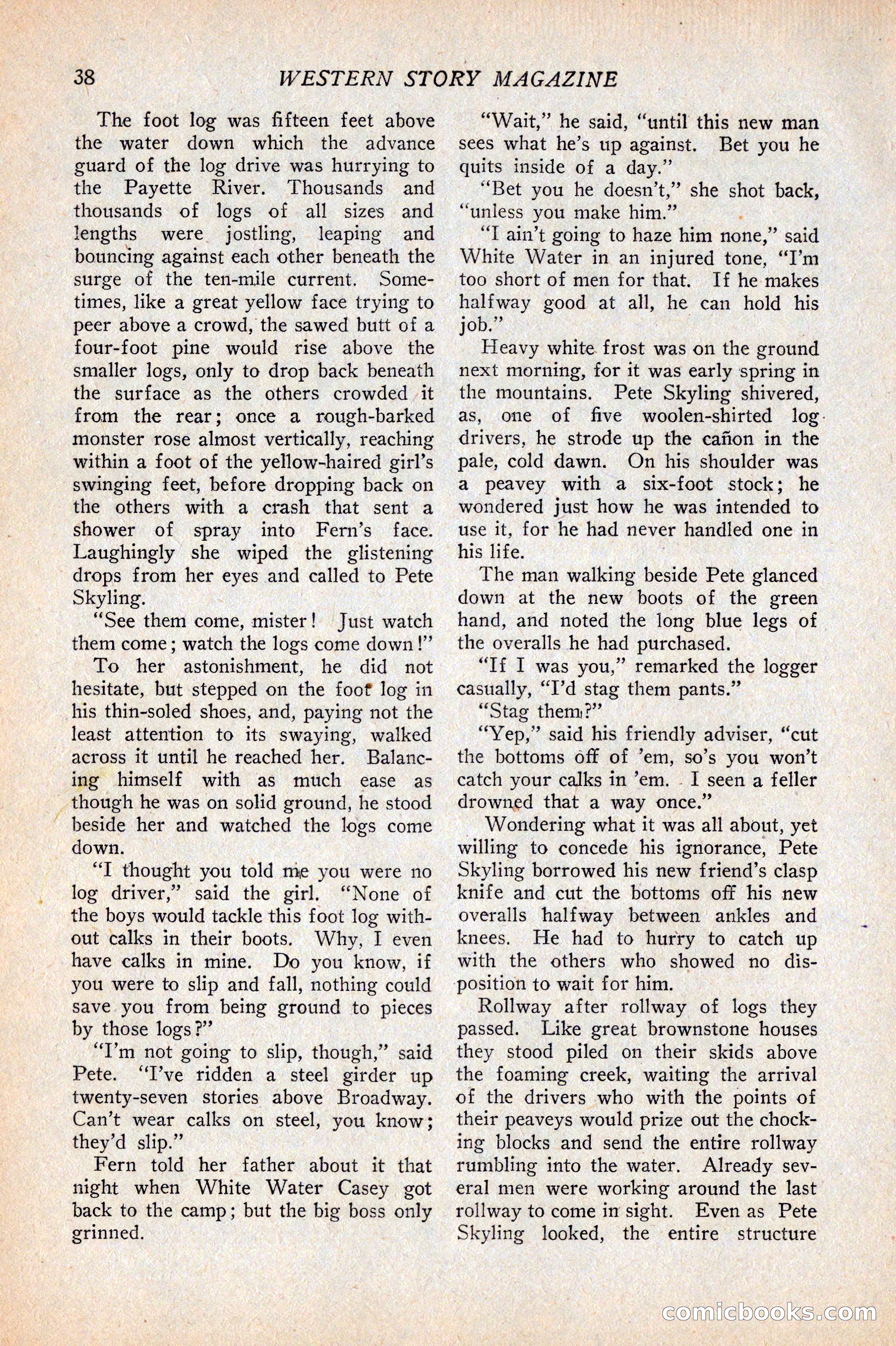 Western Story Magazine, February 5, 1927 — page 56 of 172