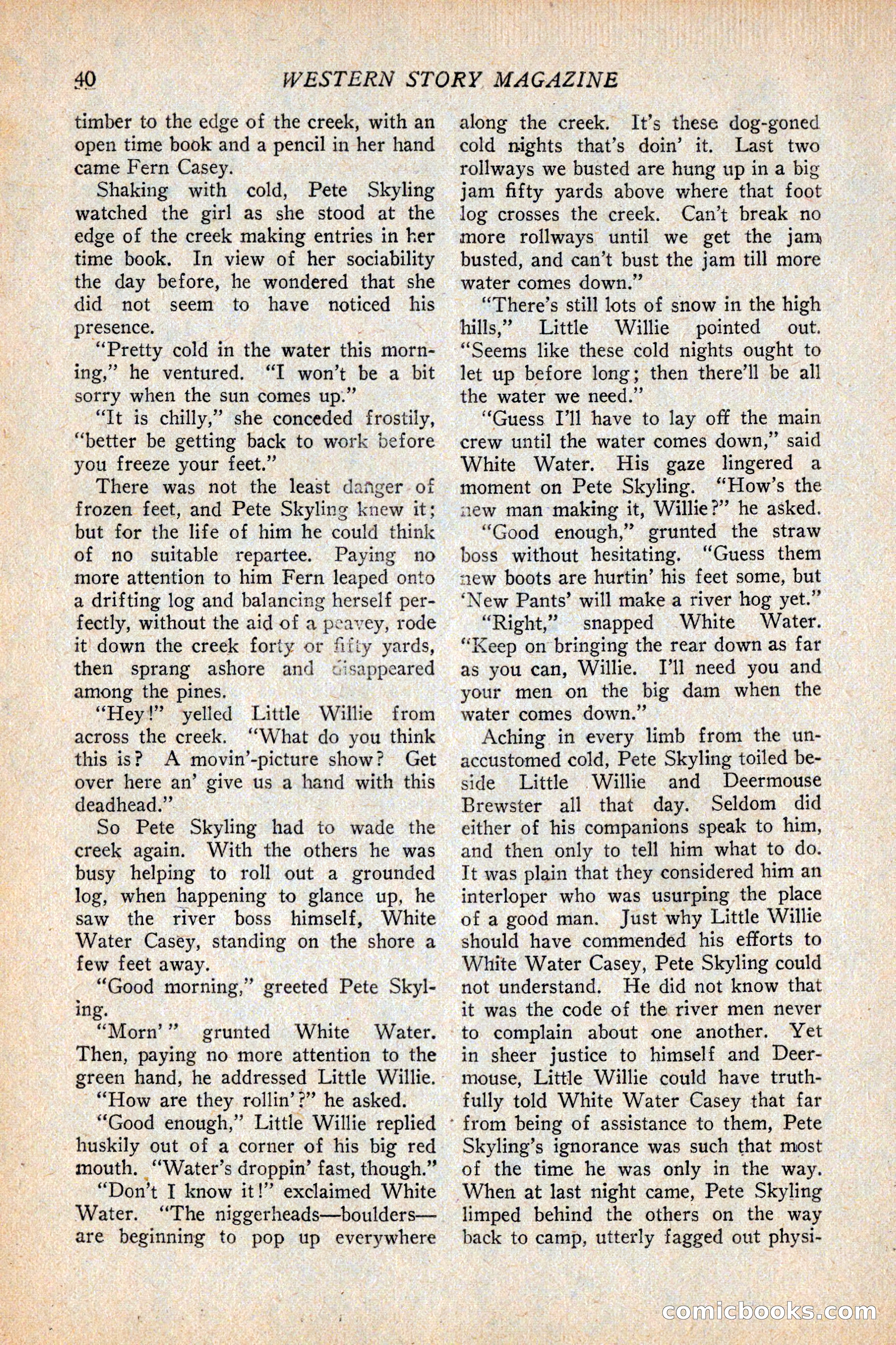 Western Story Magazine, February 5, 1927 — page 58 of 172