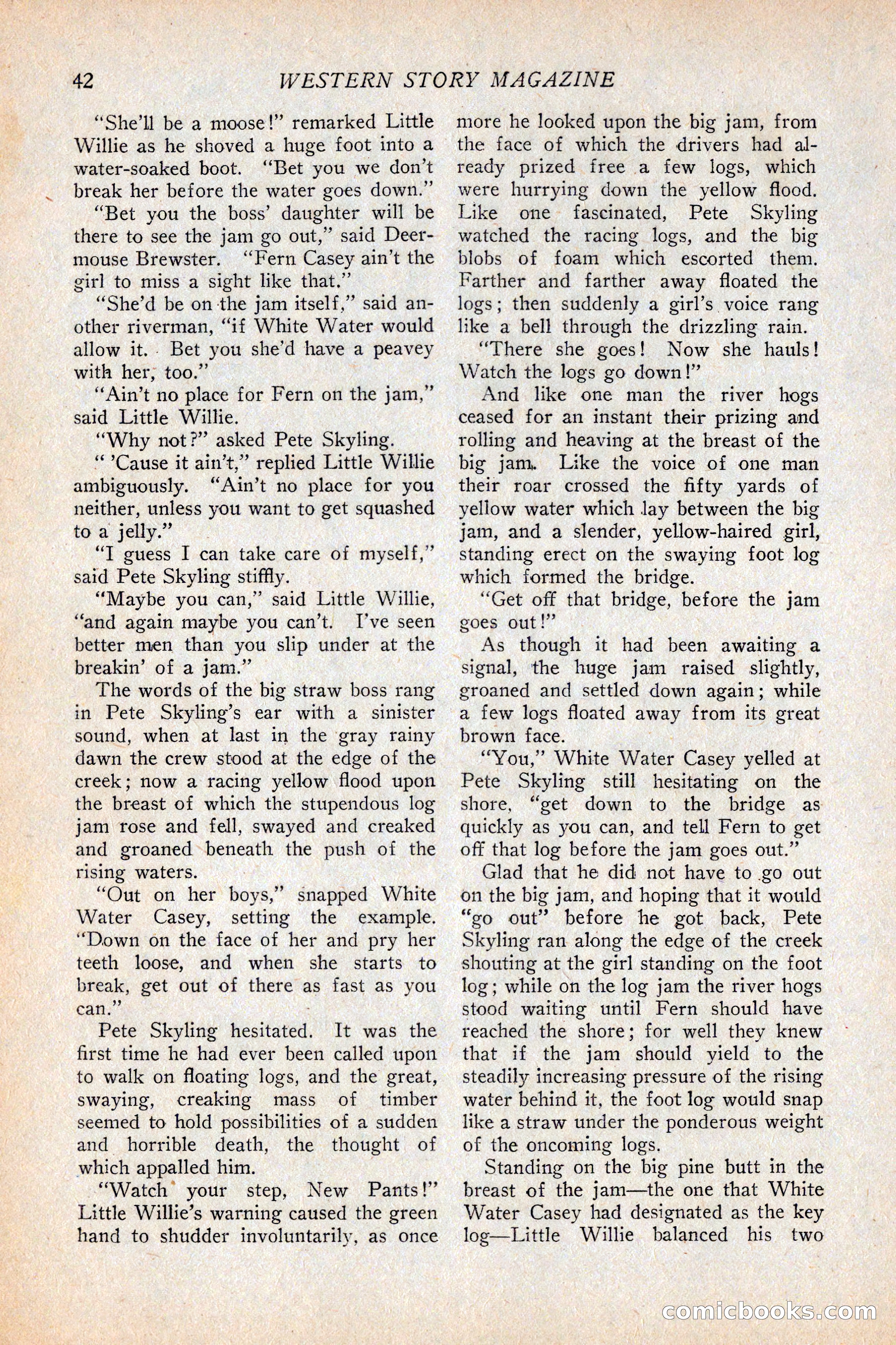 Western Story Magazine, February 5, 1927 — page 60 of 172