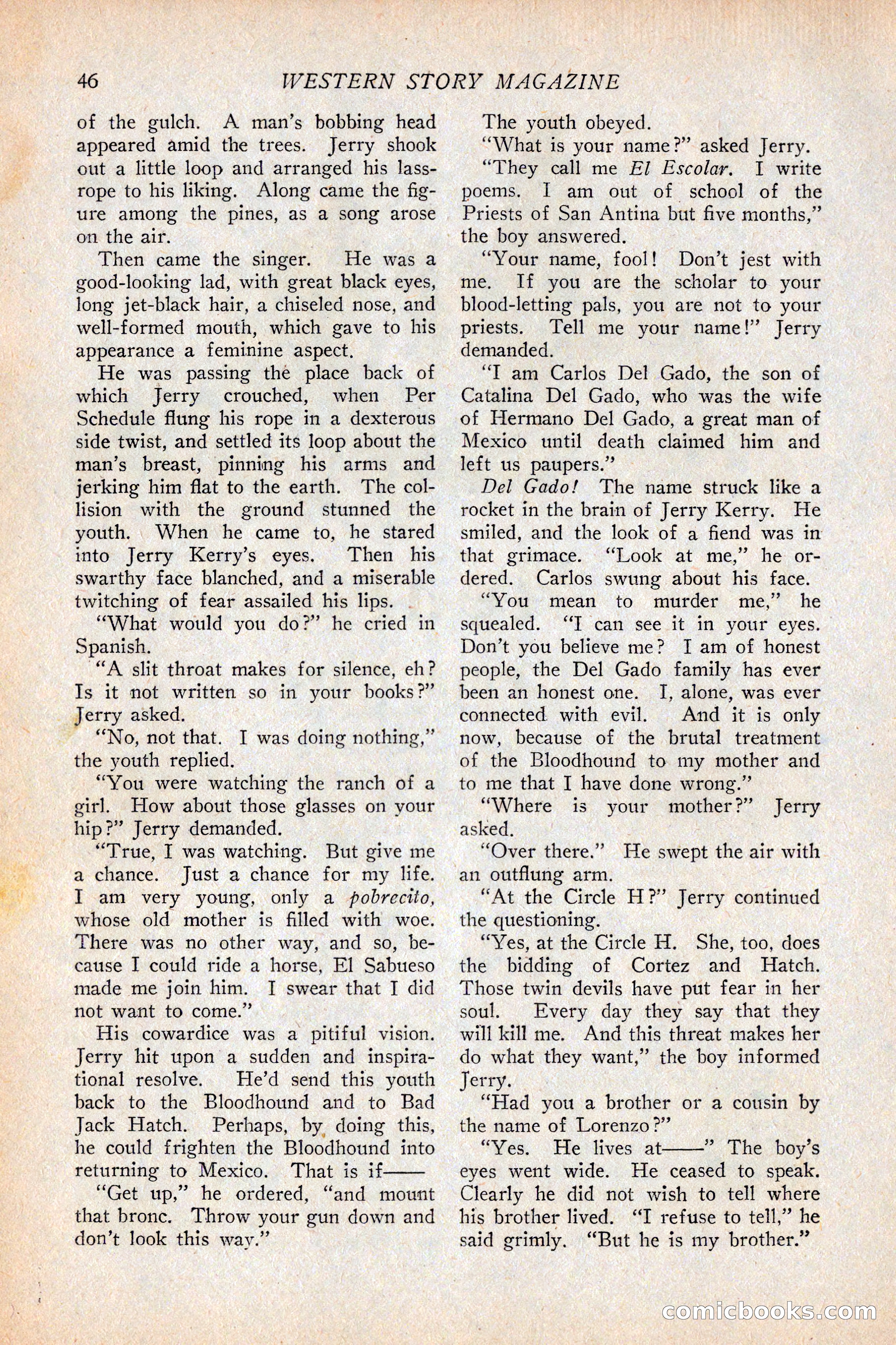 Western Story Magazine, February 5, 1927 — page 64 of 172