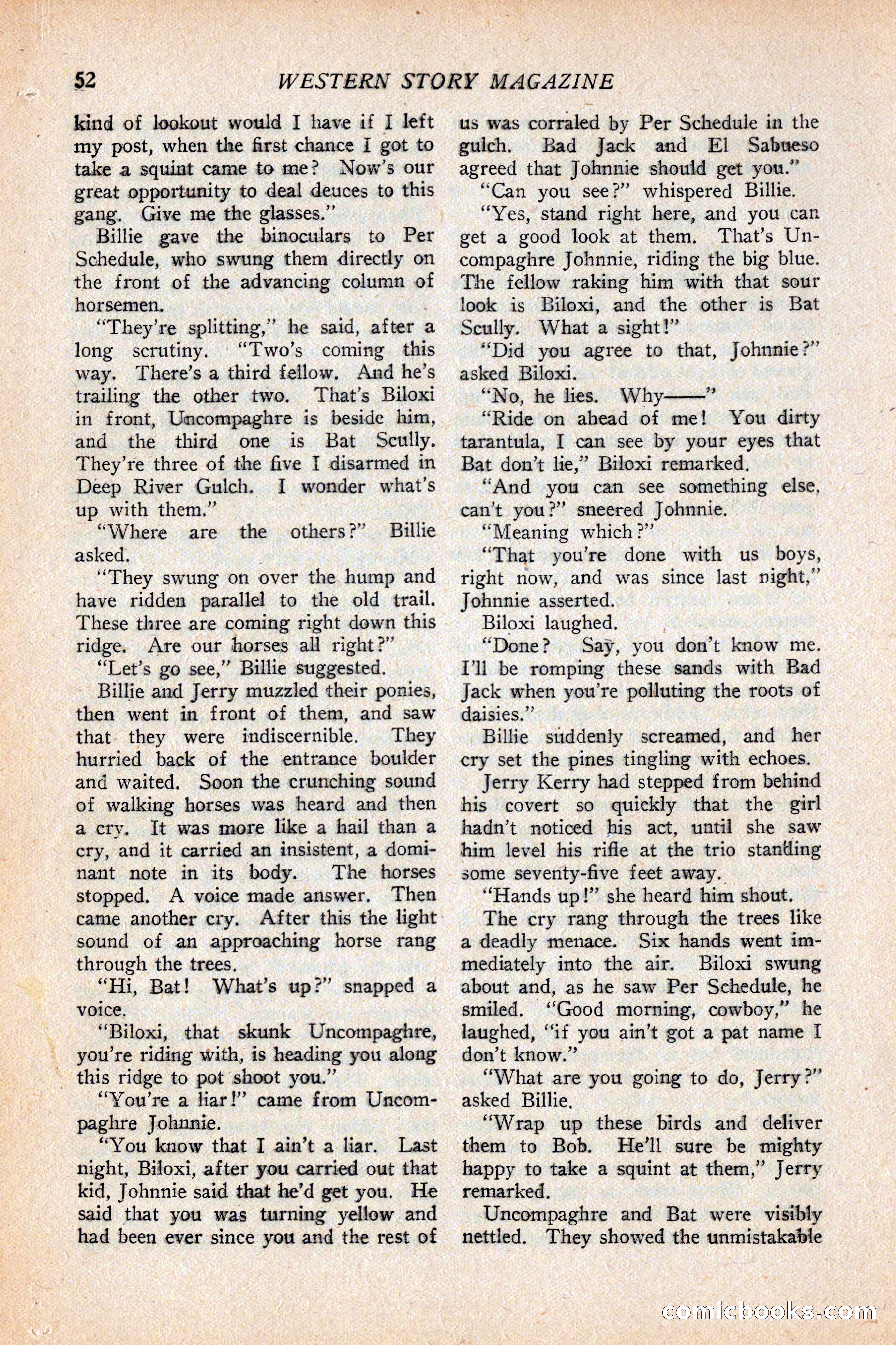 Western Story Magazine, February 5, 1927 — page 70 of 172
