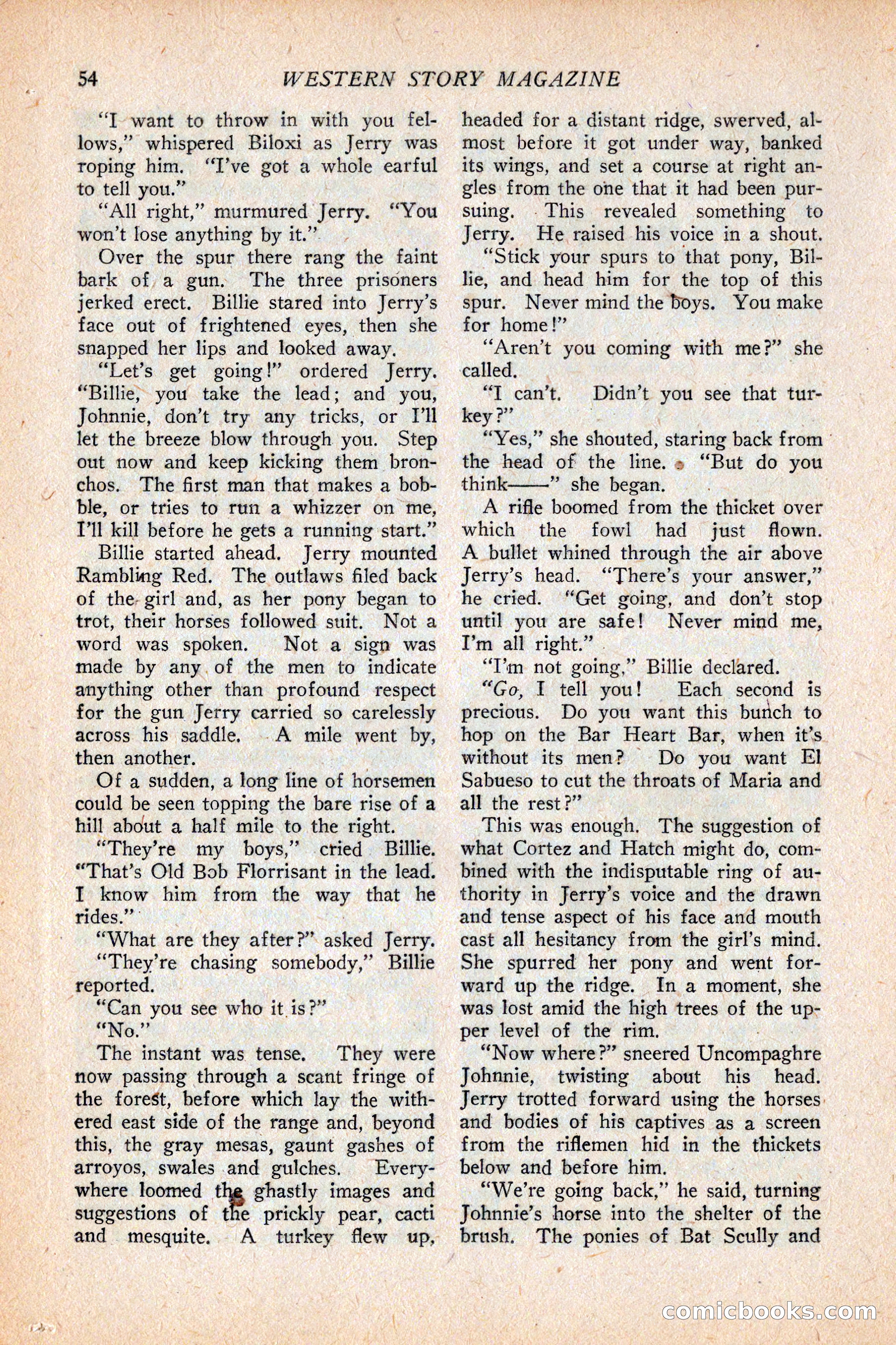 Western Story Magazine, February 5, 1927 — page 72 of 172