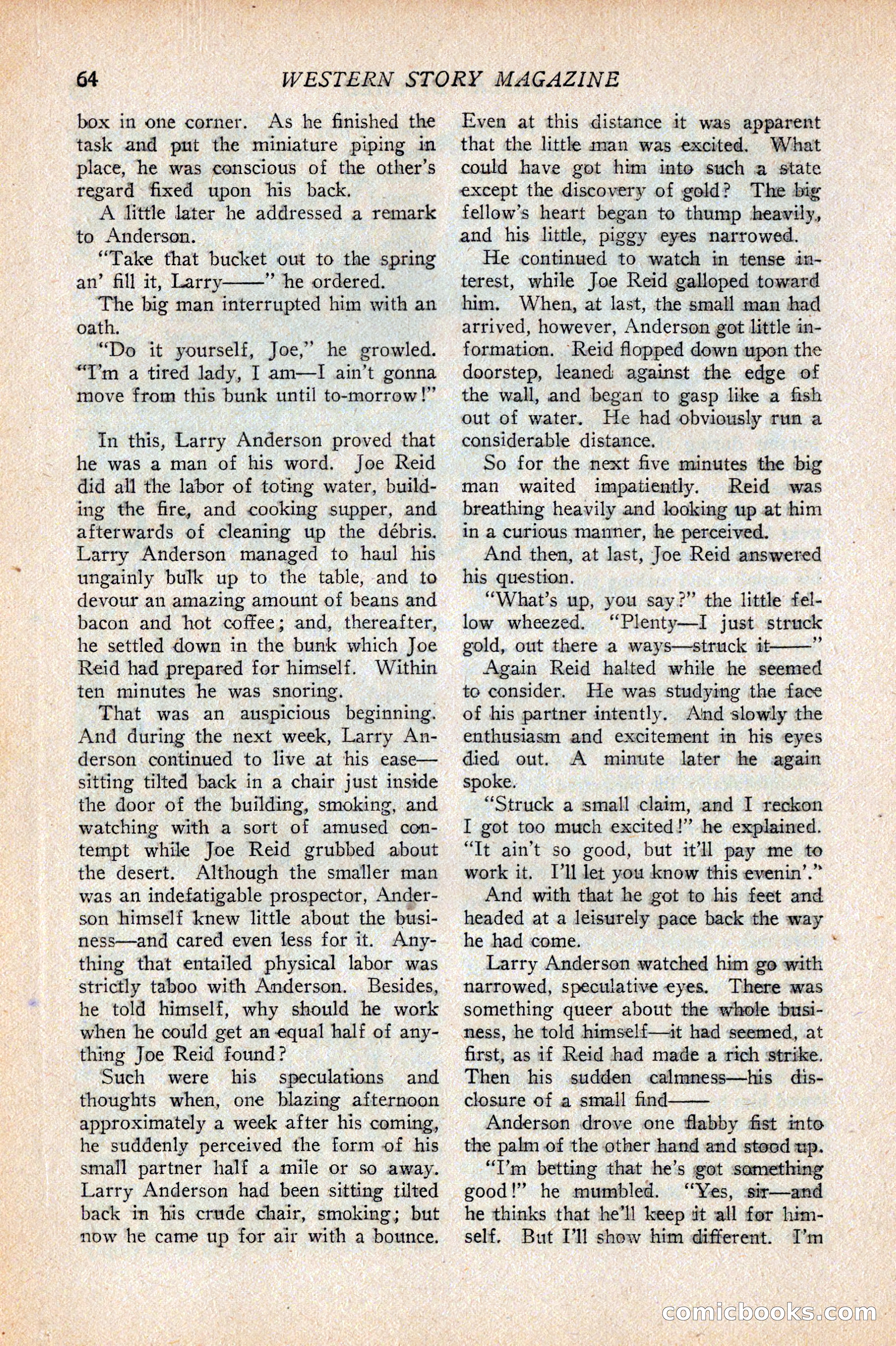 Western Story Magazine, February 5, 1927 — page 82 of 172