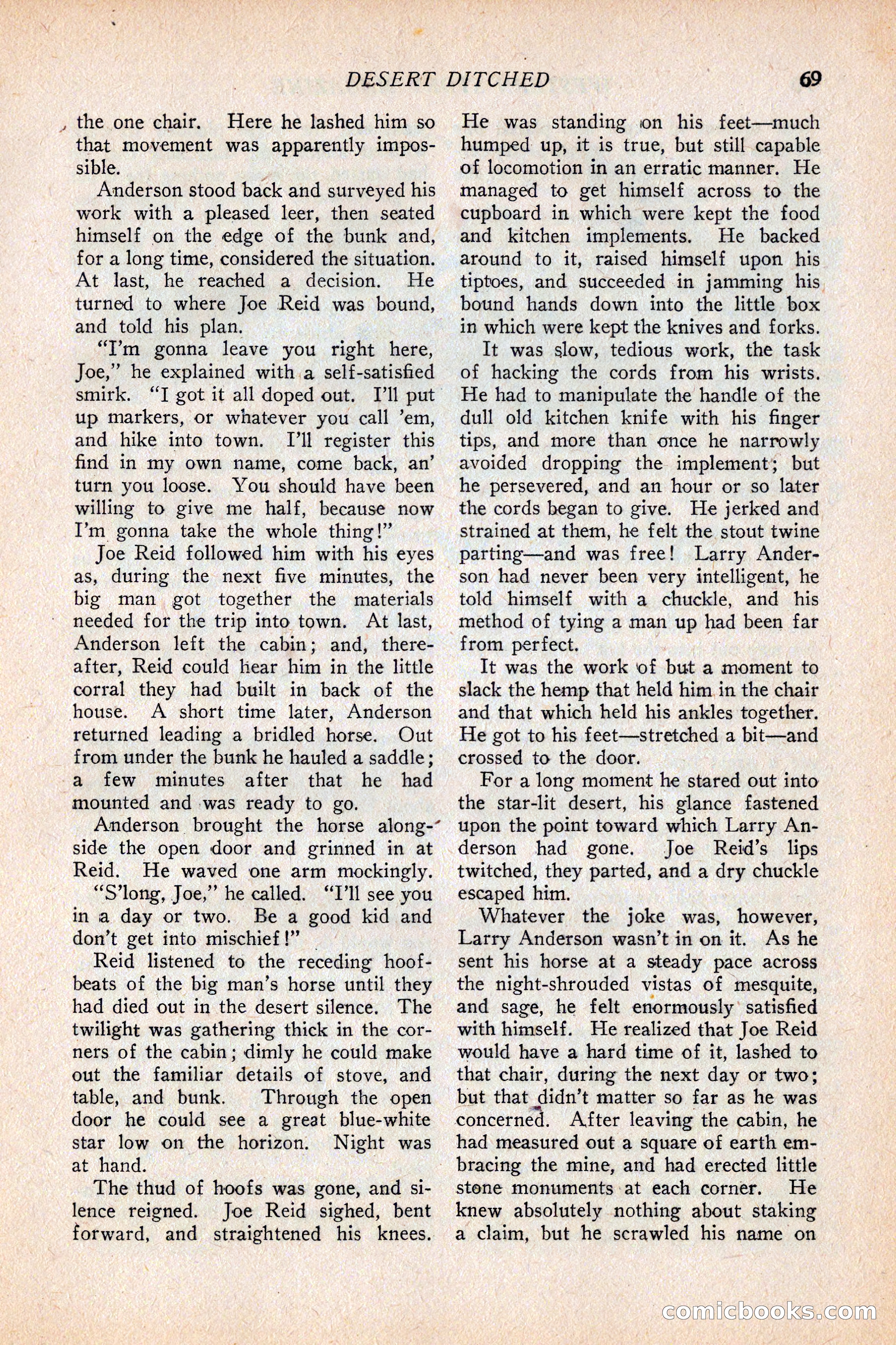 Western Story Magazine, February 5, 1927 — page 87 of 172