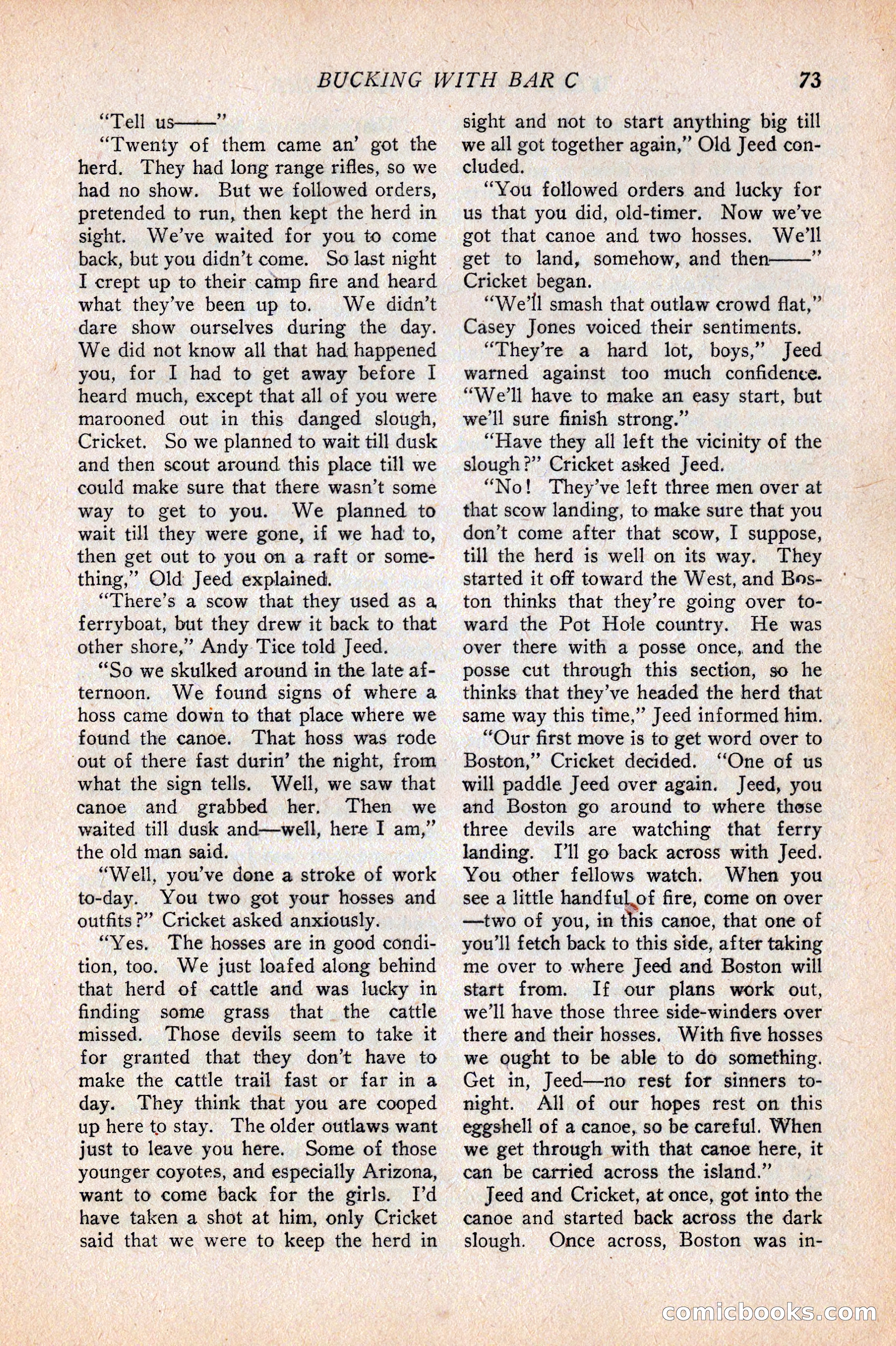 Western Story Magazine, February 5, 1927 — page 91 of 172