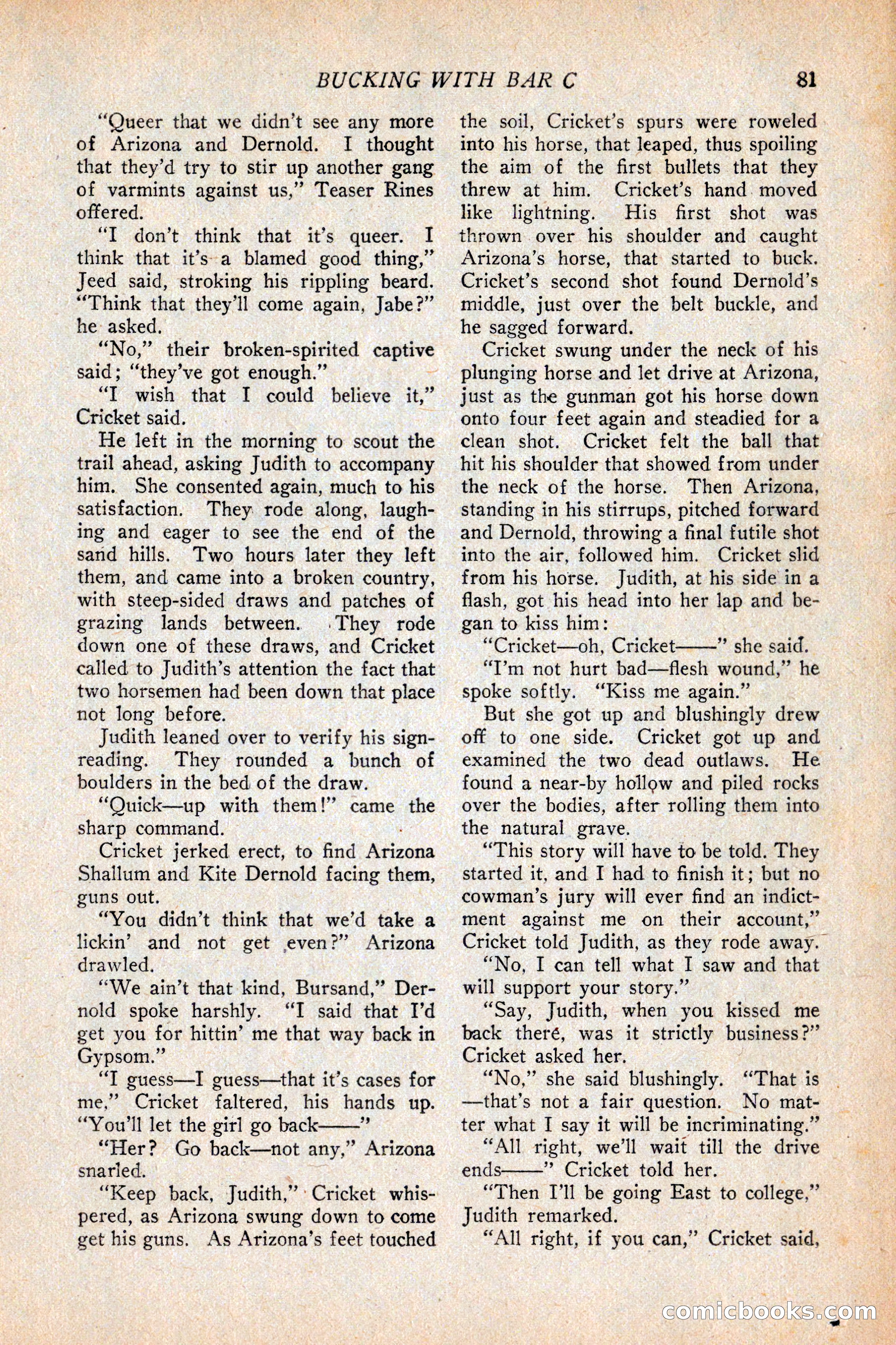 Western Story Magazine, February 5, 1927 — page 99 of 172