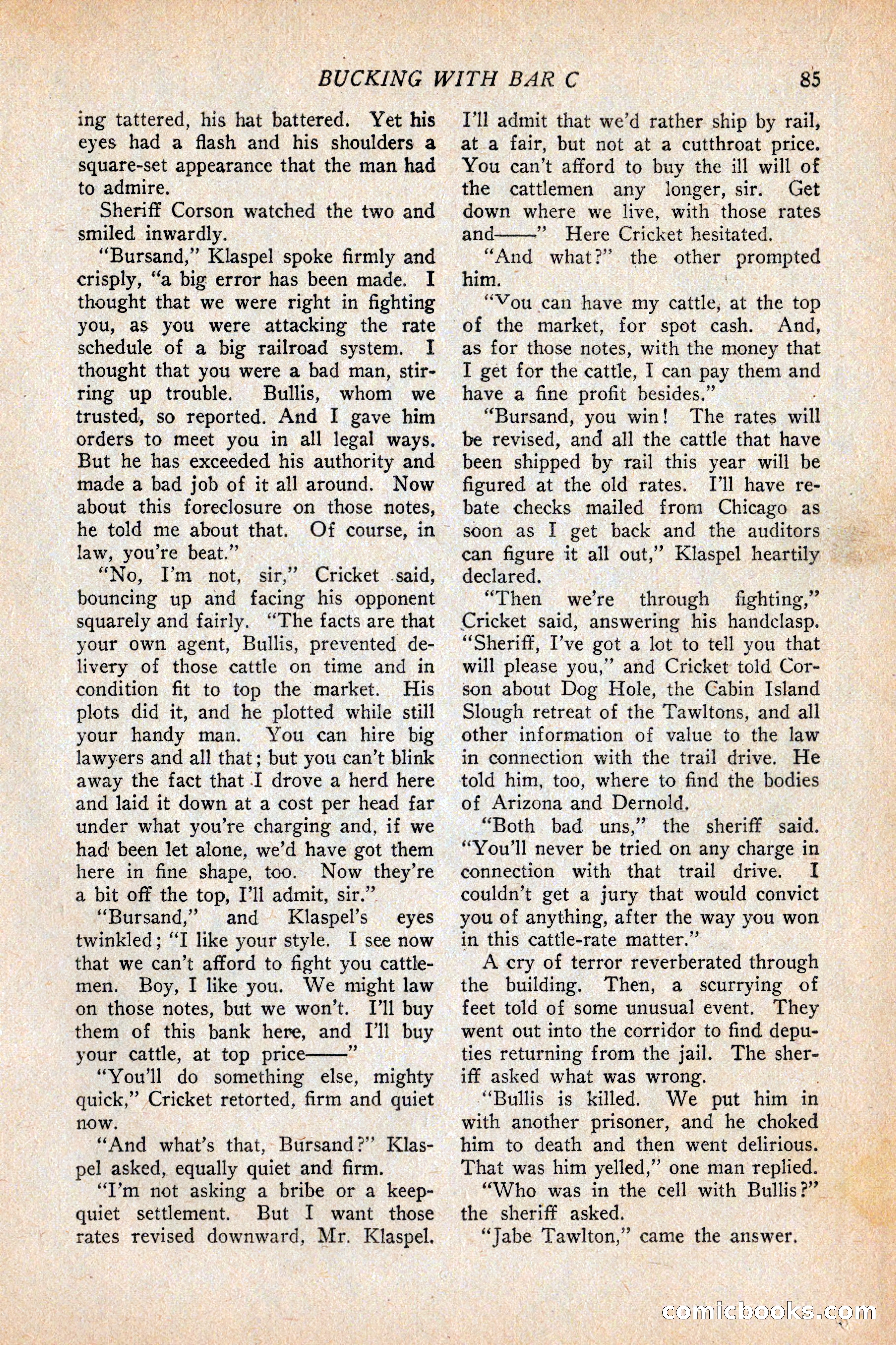 Western Story Magazine, February 5, 1927 — page 103 of 172