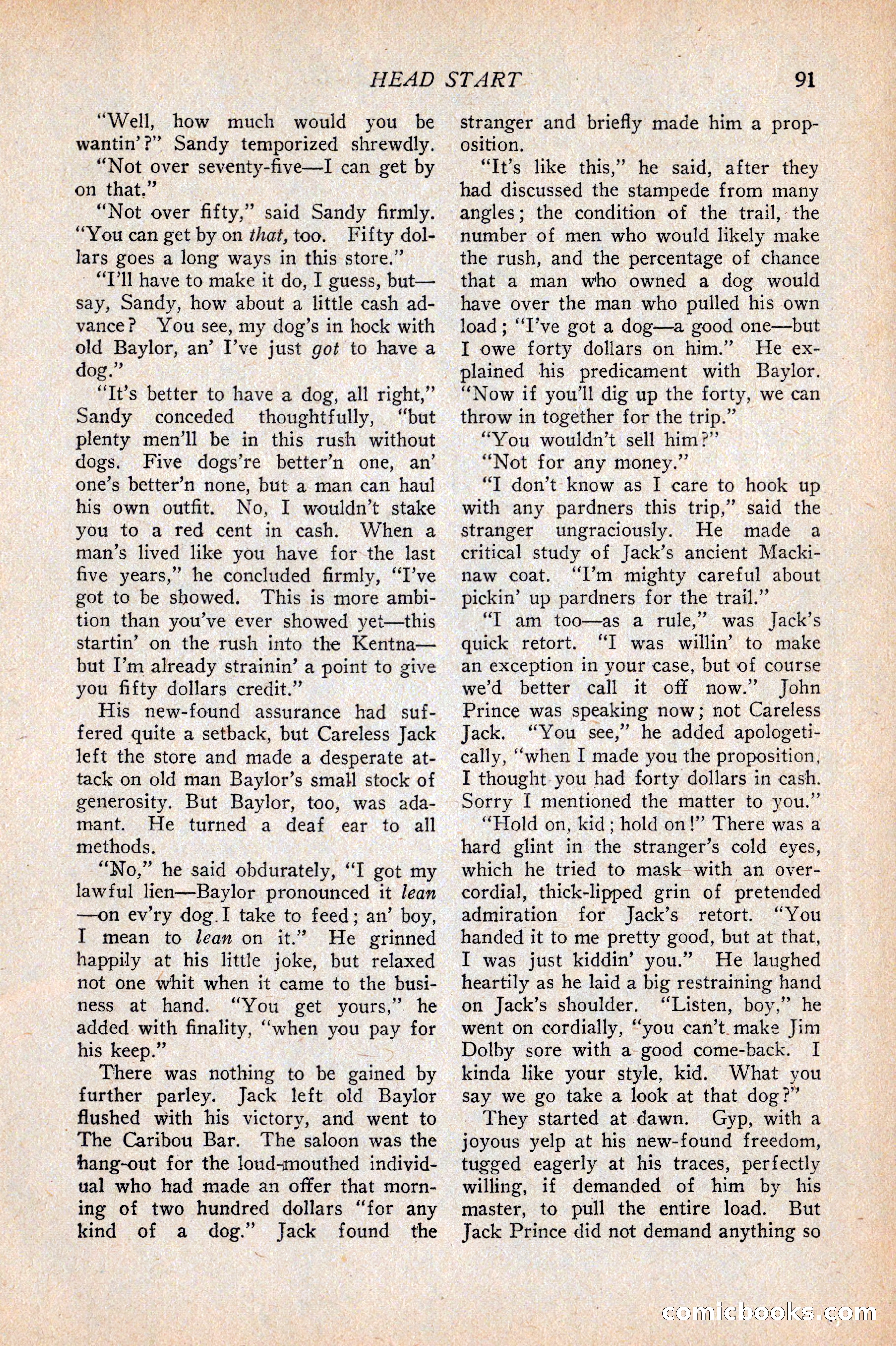 Western Story Magazine, February 5, 1927 — page 109 of 172