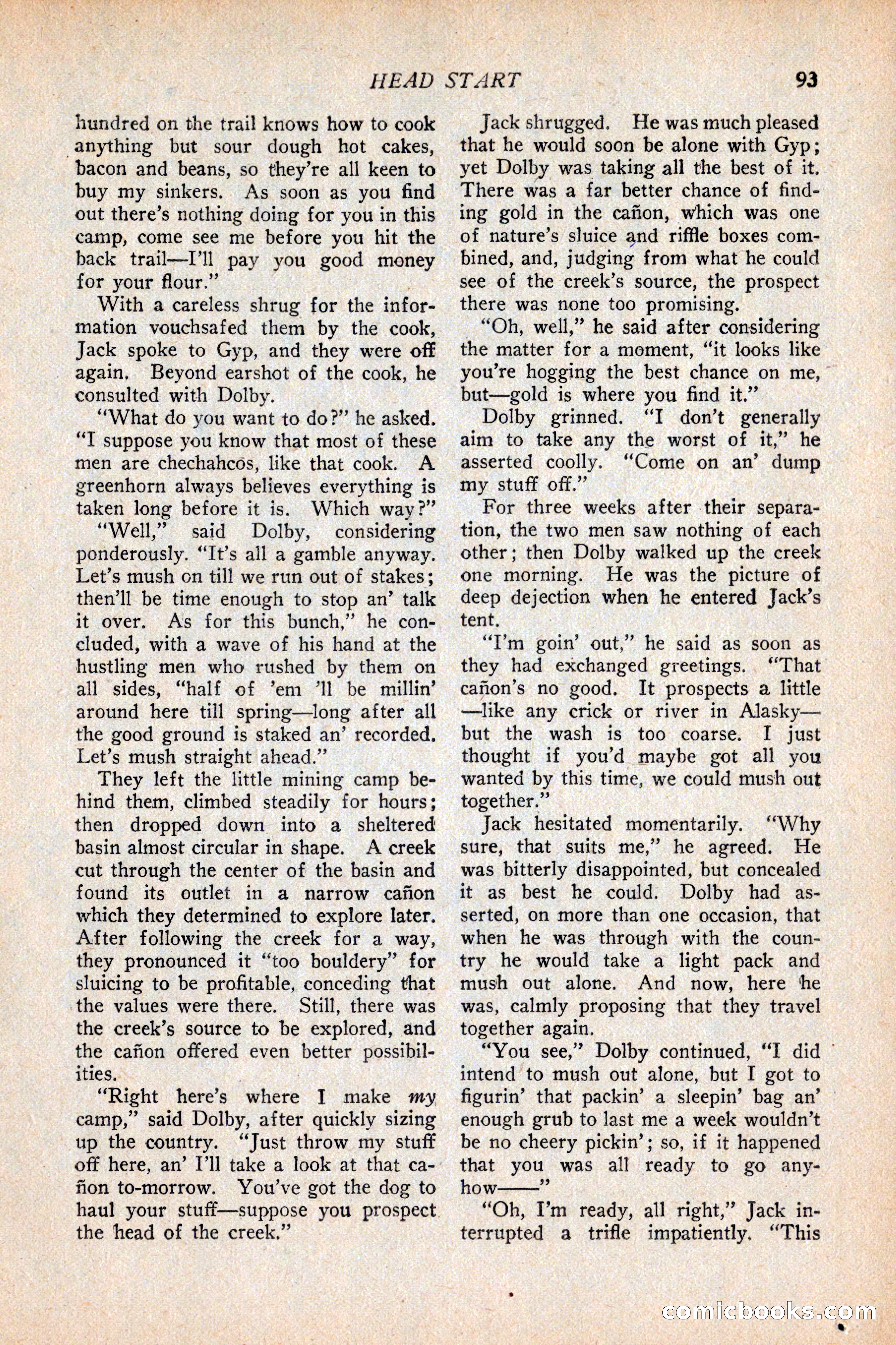 Western Story Magazine, February 5, 1927 — page 111 of 172