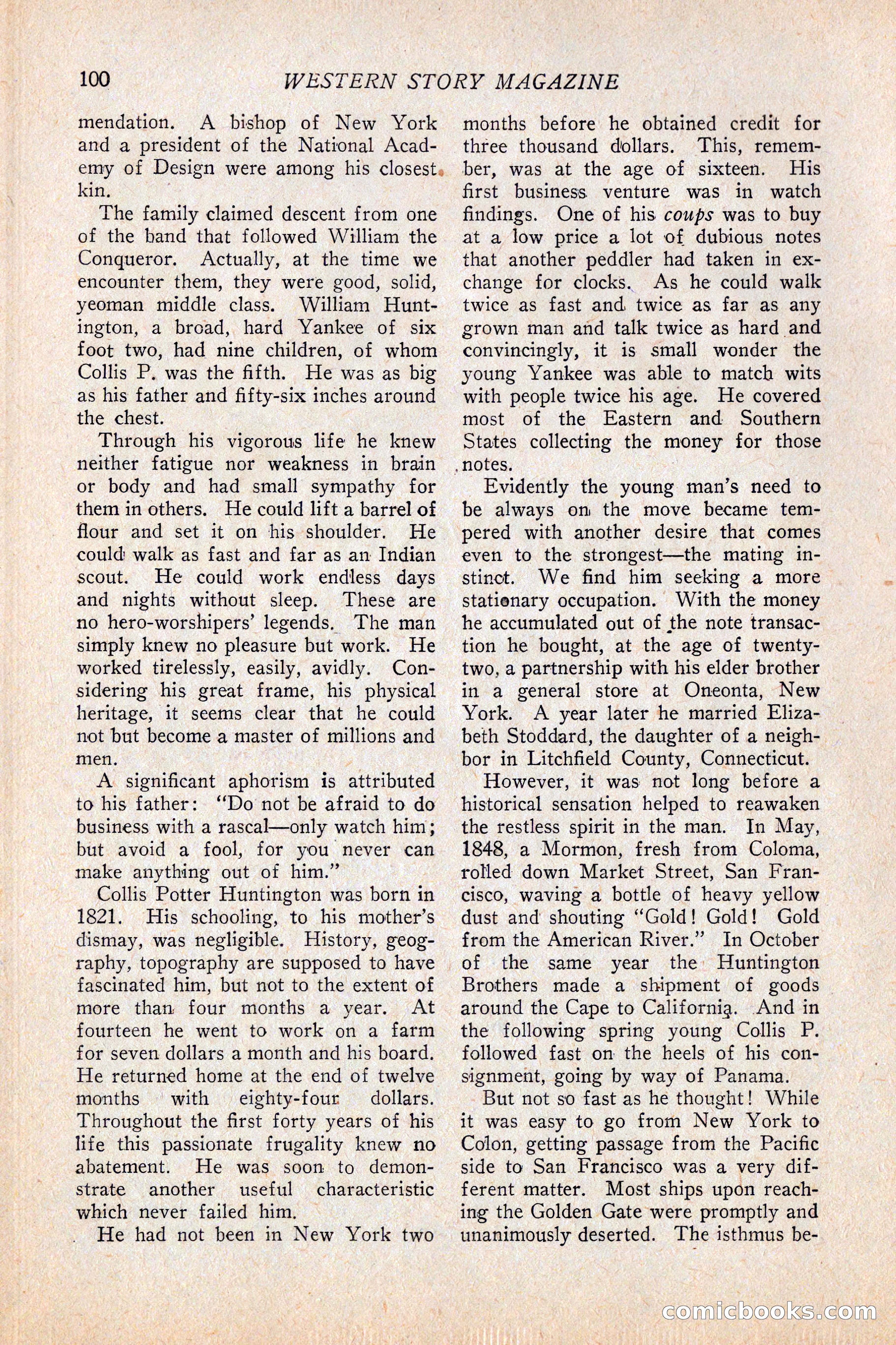 Western Story Magazine, February 5, 1927 — page 118 of 172