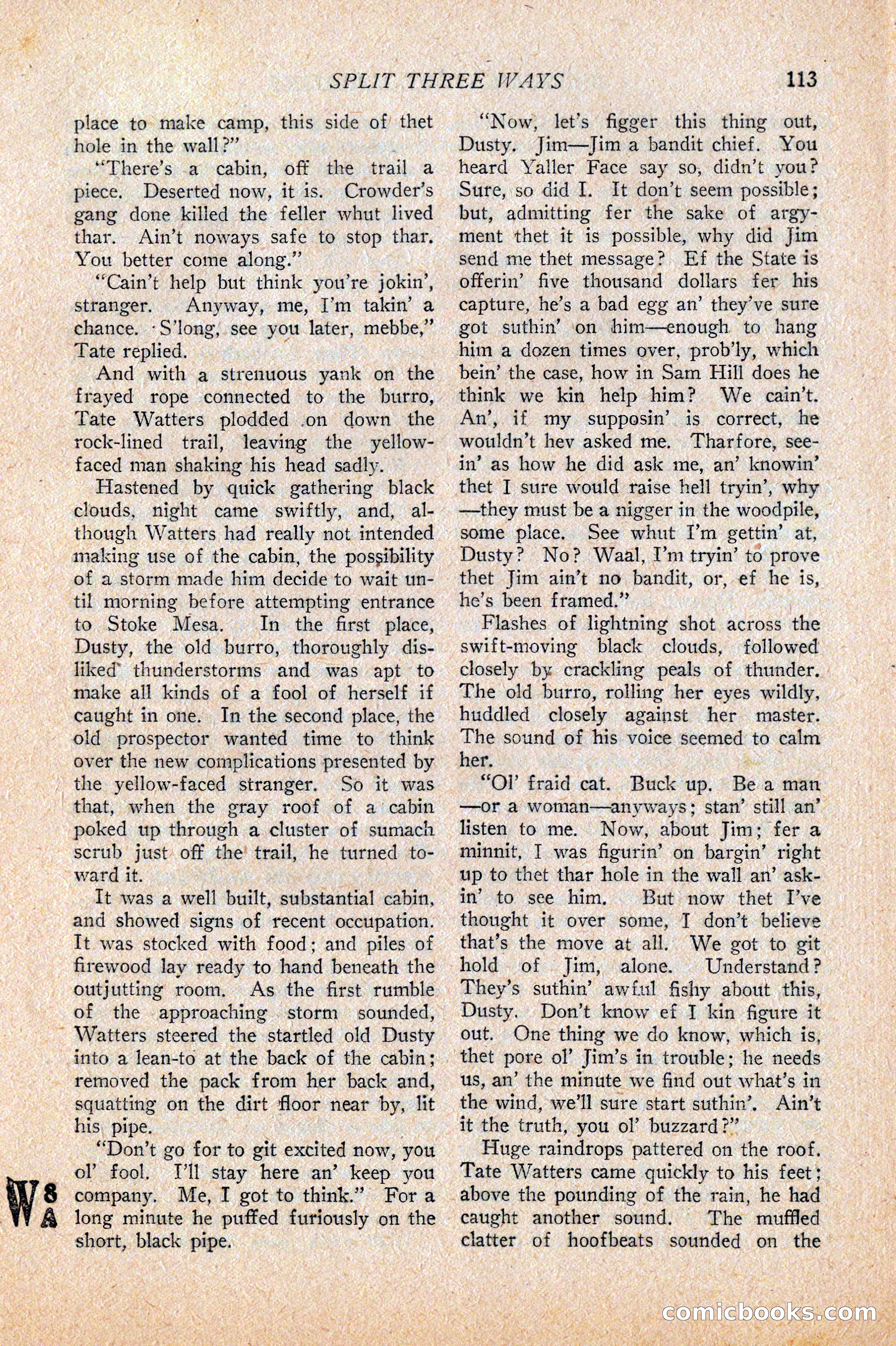 Western Story Magazine, February 5, 1927 — page 131 of 172