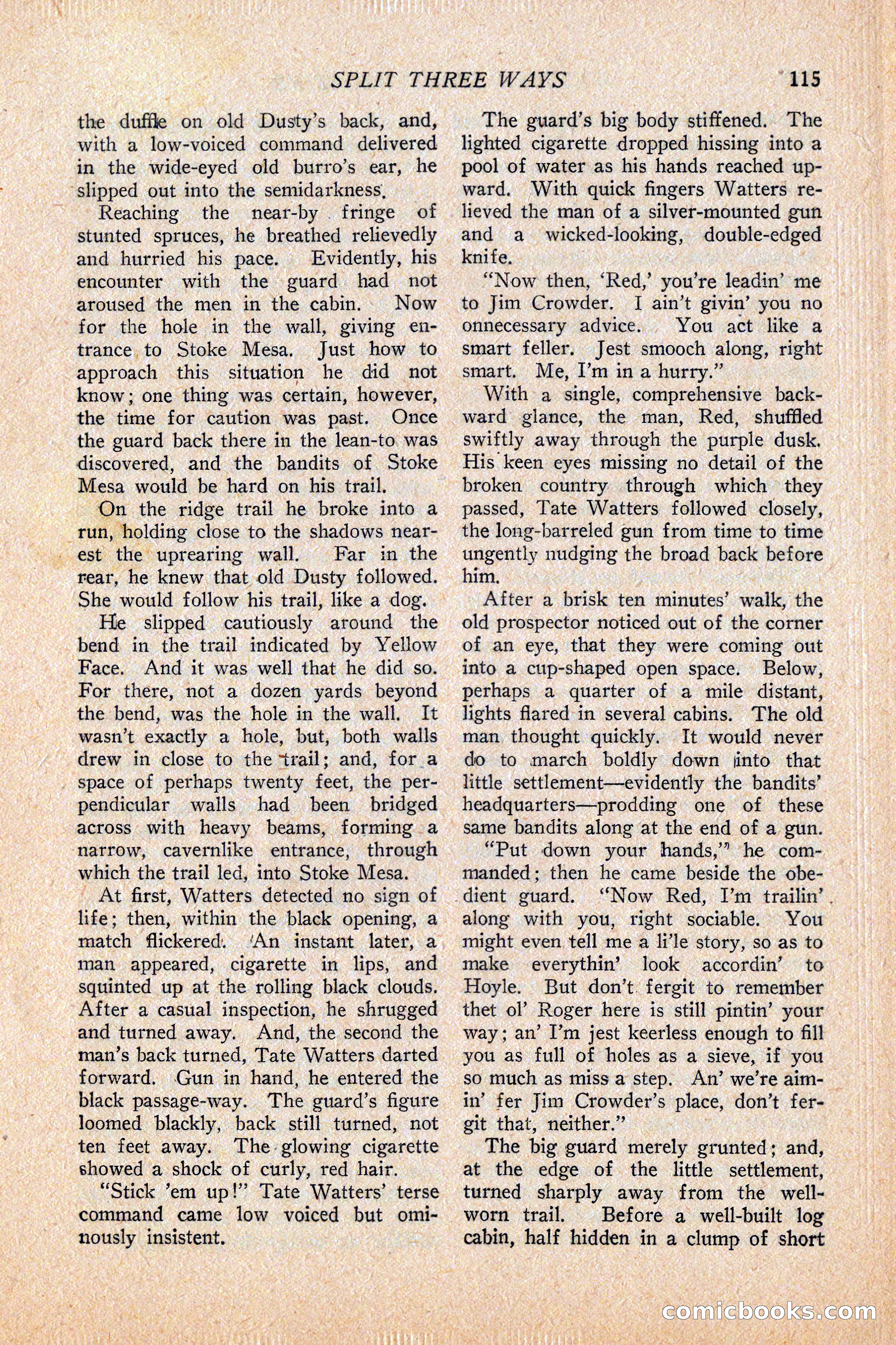 Western Story Magazine, February 5, 1927 — page 133 of 172