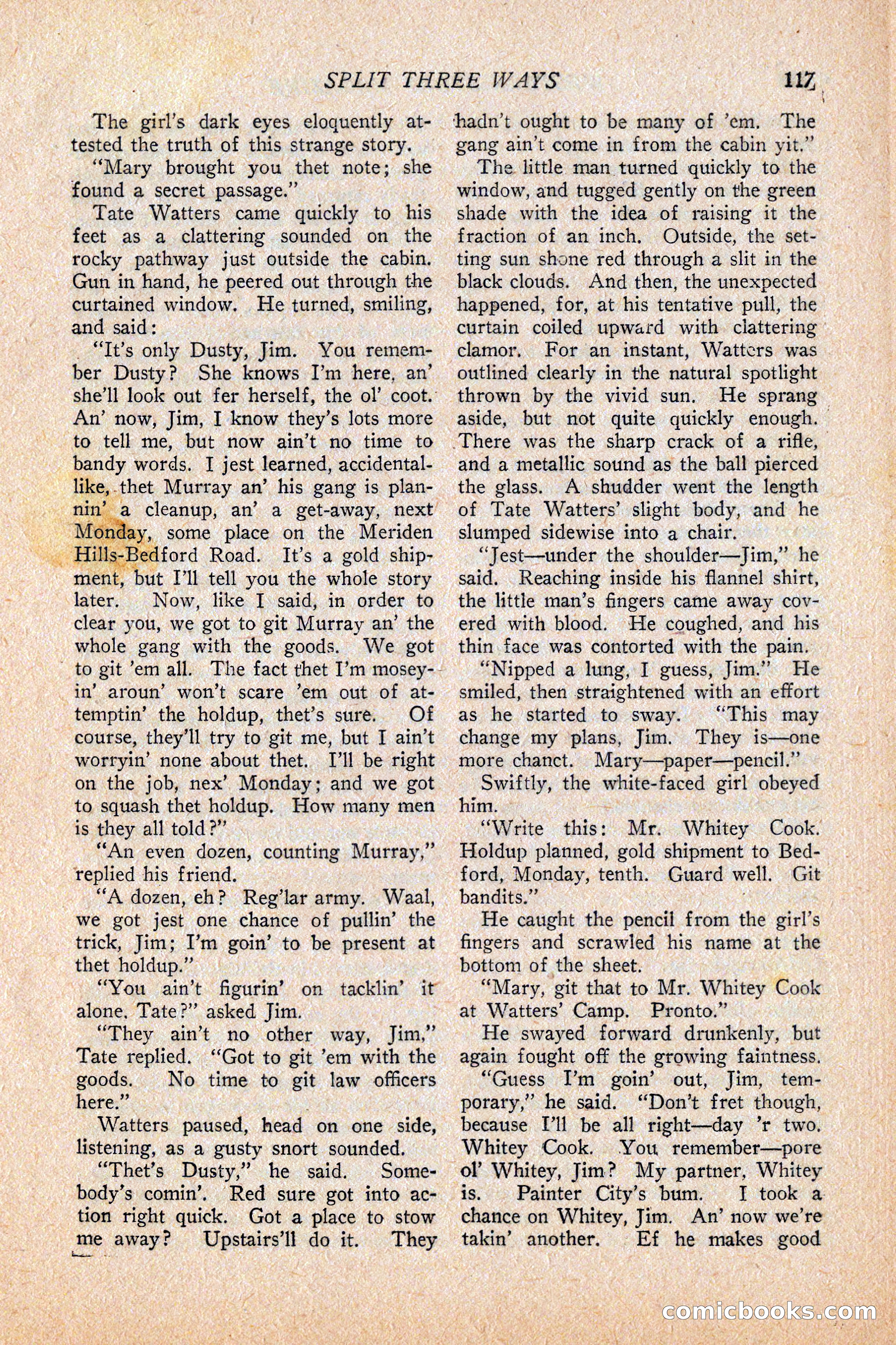 Western Story Magazine, February 5, 1927 — page 135 of 172