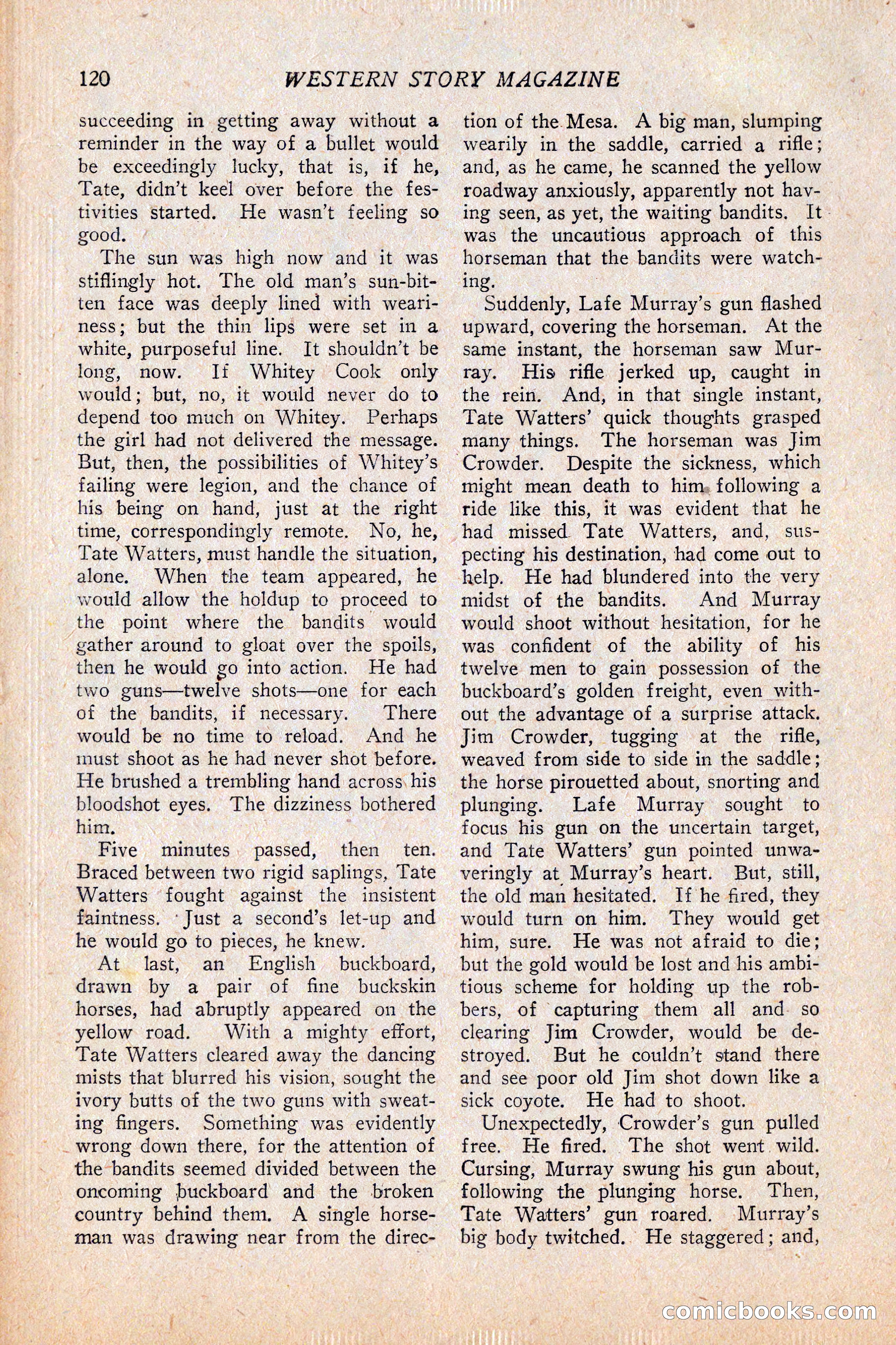 Western Story Magazine, February 5, 1927 — page 138 of 172