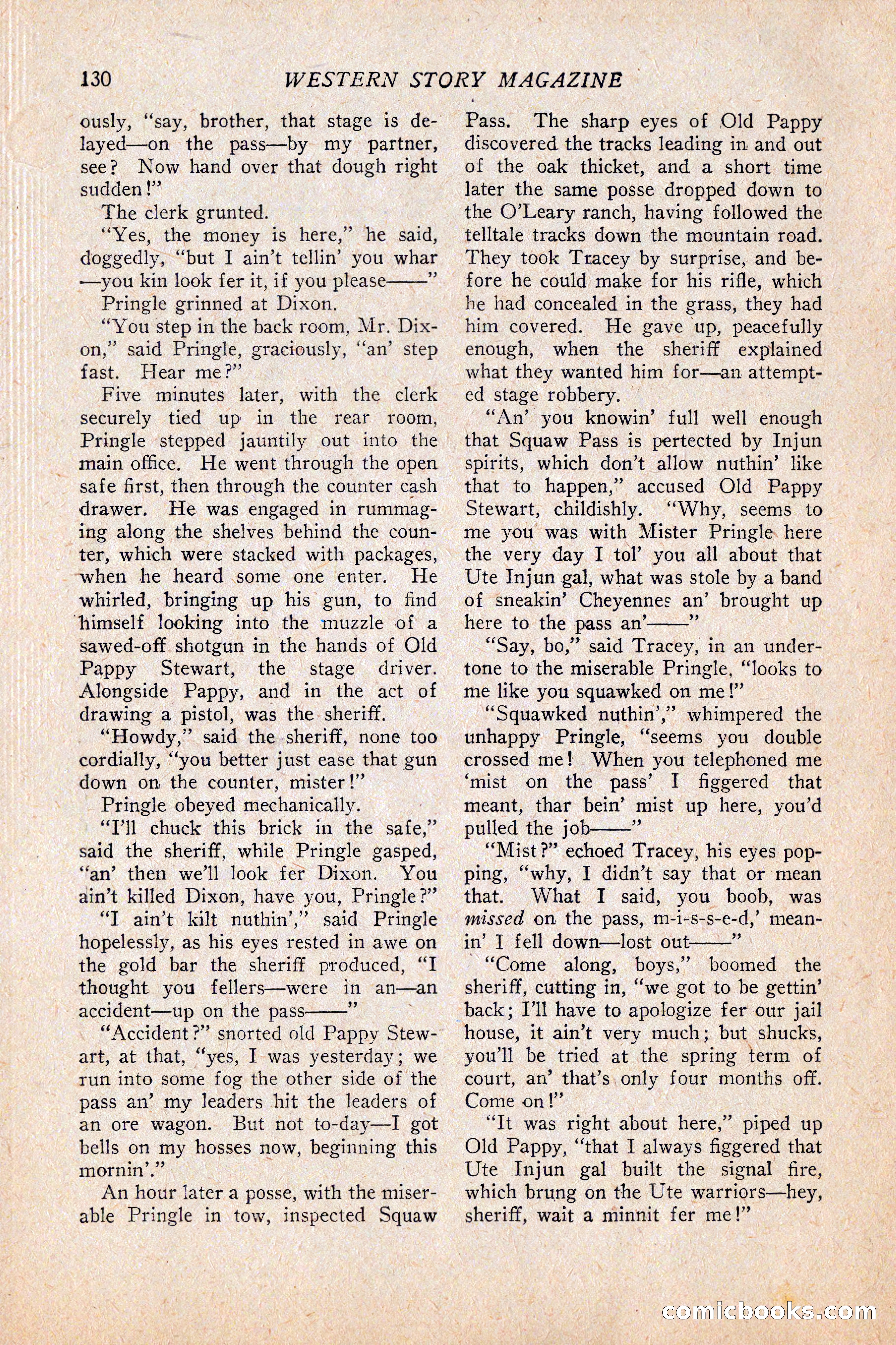 Western Story Magazine, February 5, 1927 — page 148 of 172