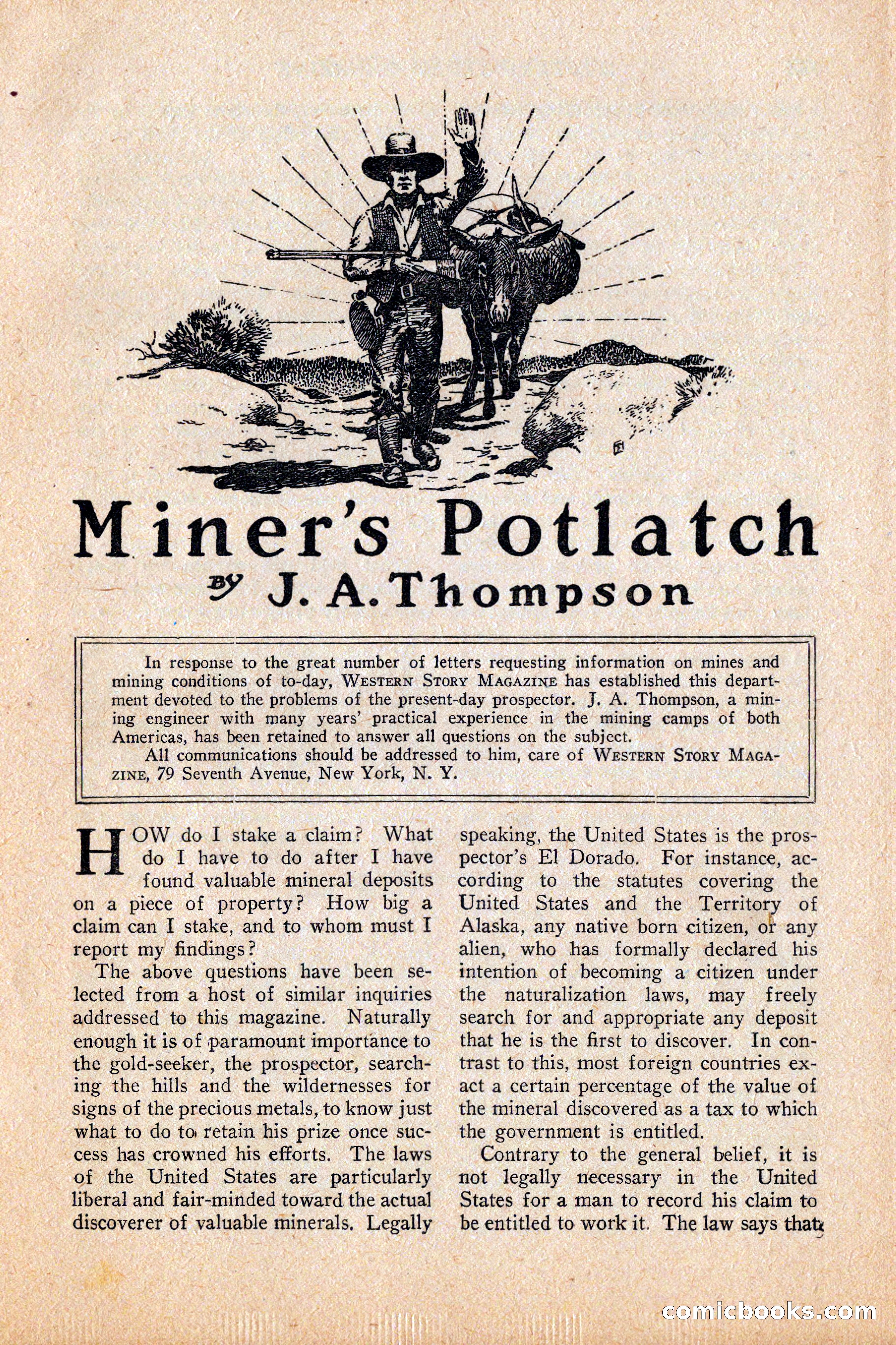 Western Story Magazine, February 5, 1927 — page 149 of 172