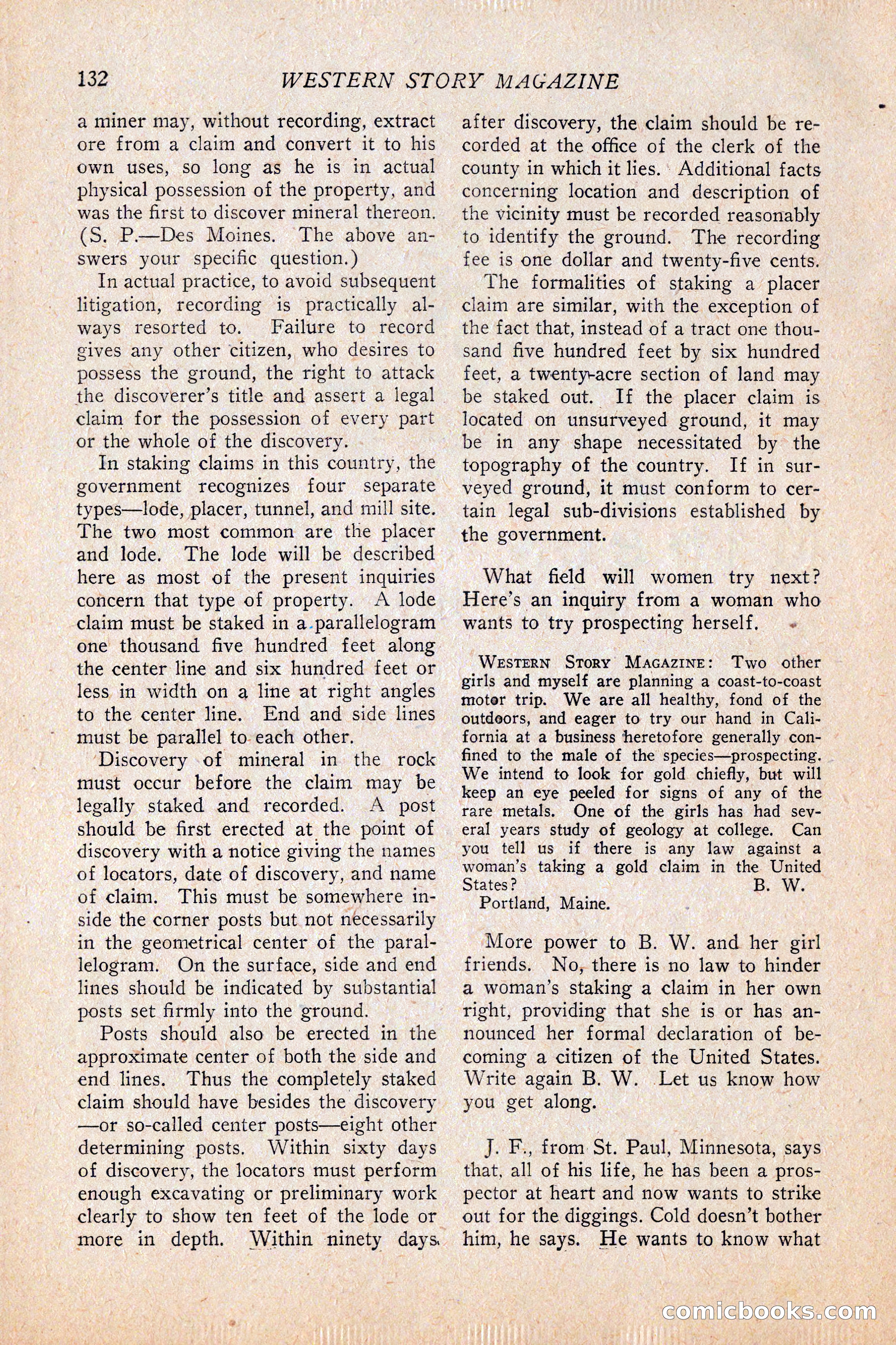 Western Story Magazine, February 5, 1927 — page 150 of 172