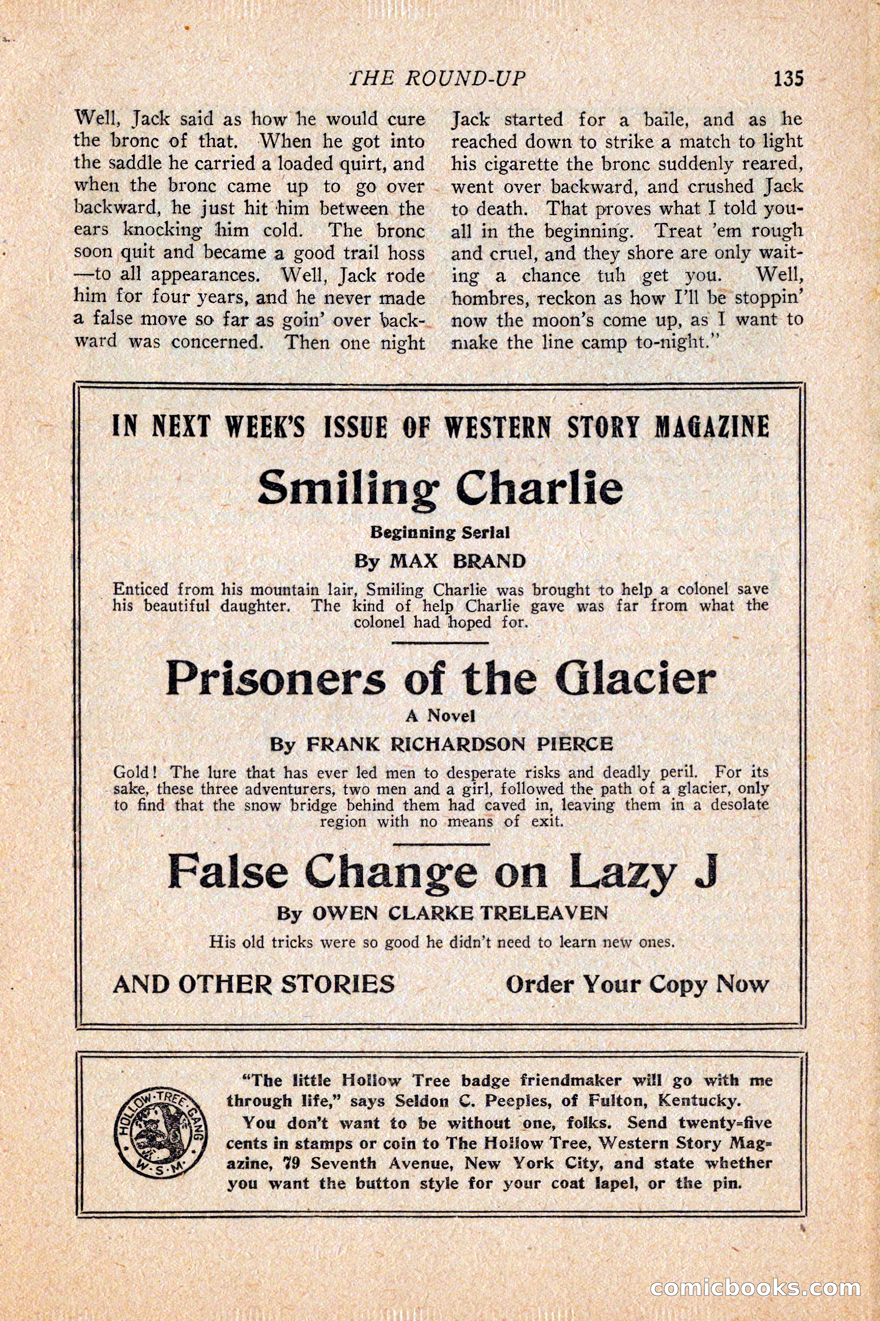 Western Story Magazine, February 5, 1927 — page 153 of 172