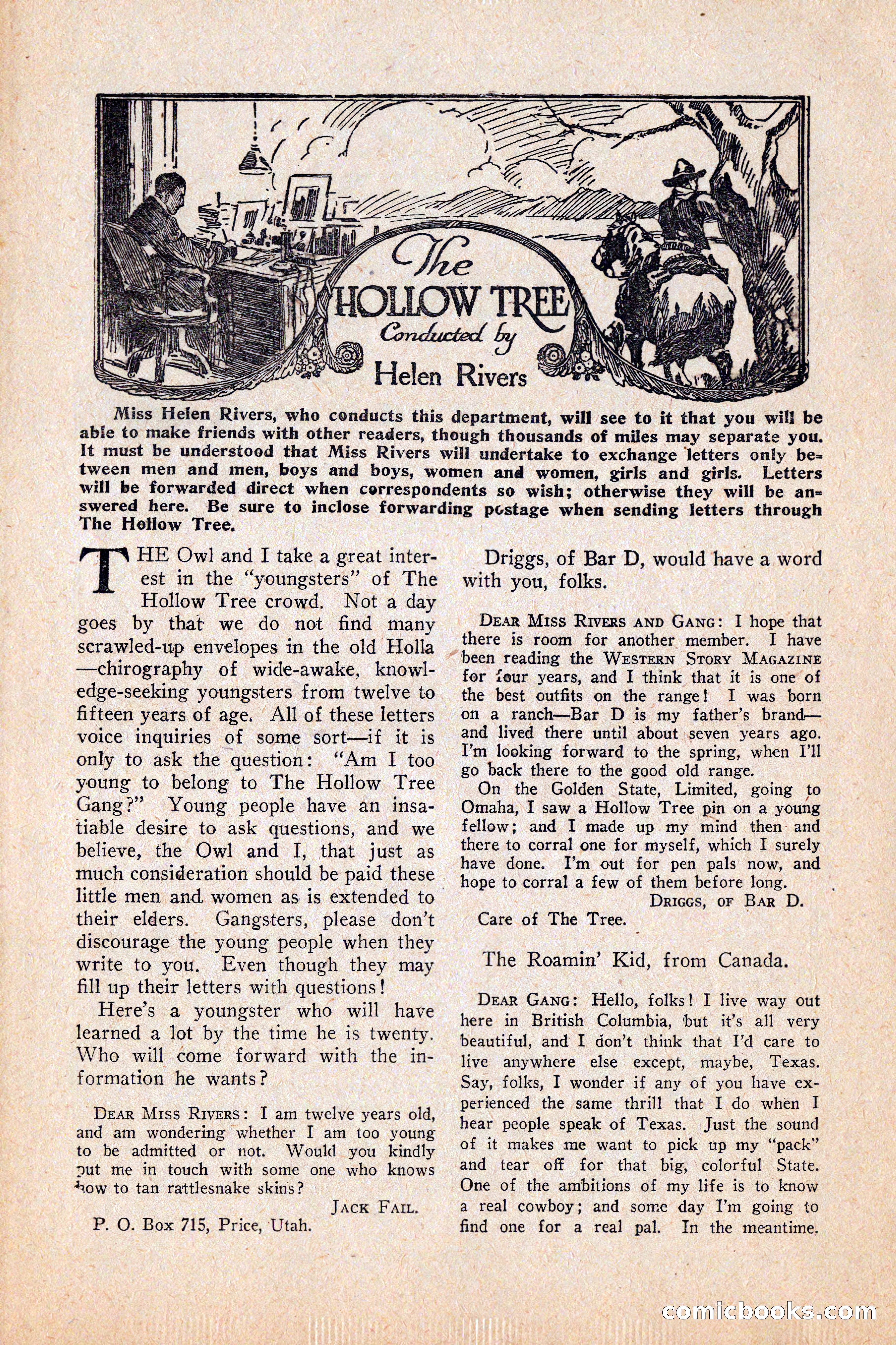 Western Story Magazine, February 5, 1927 — page 154 of 172