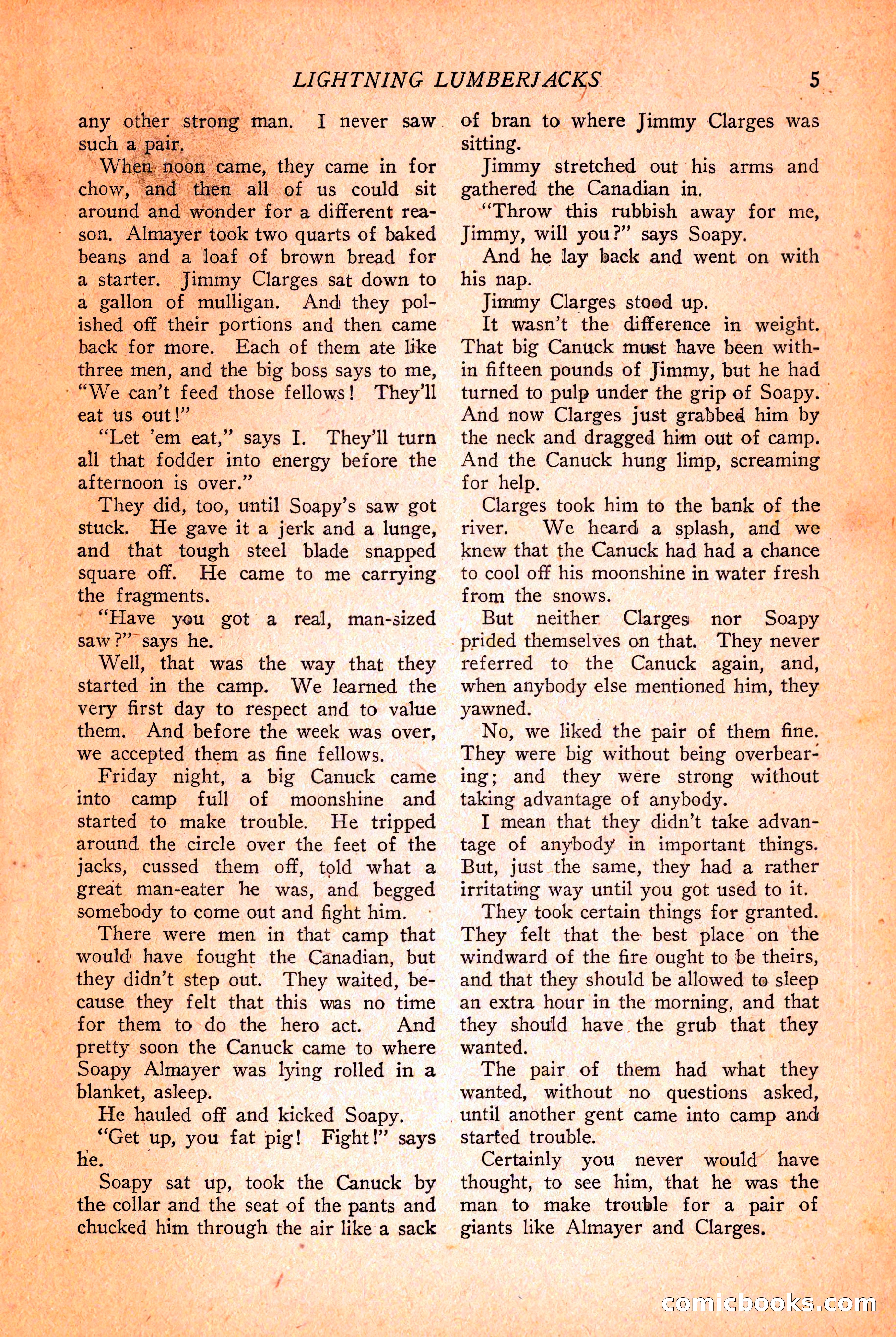 Western Story Magazine, March 12, 1927 — page 7 of 148