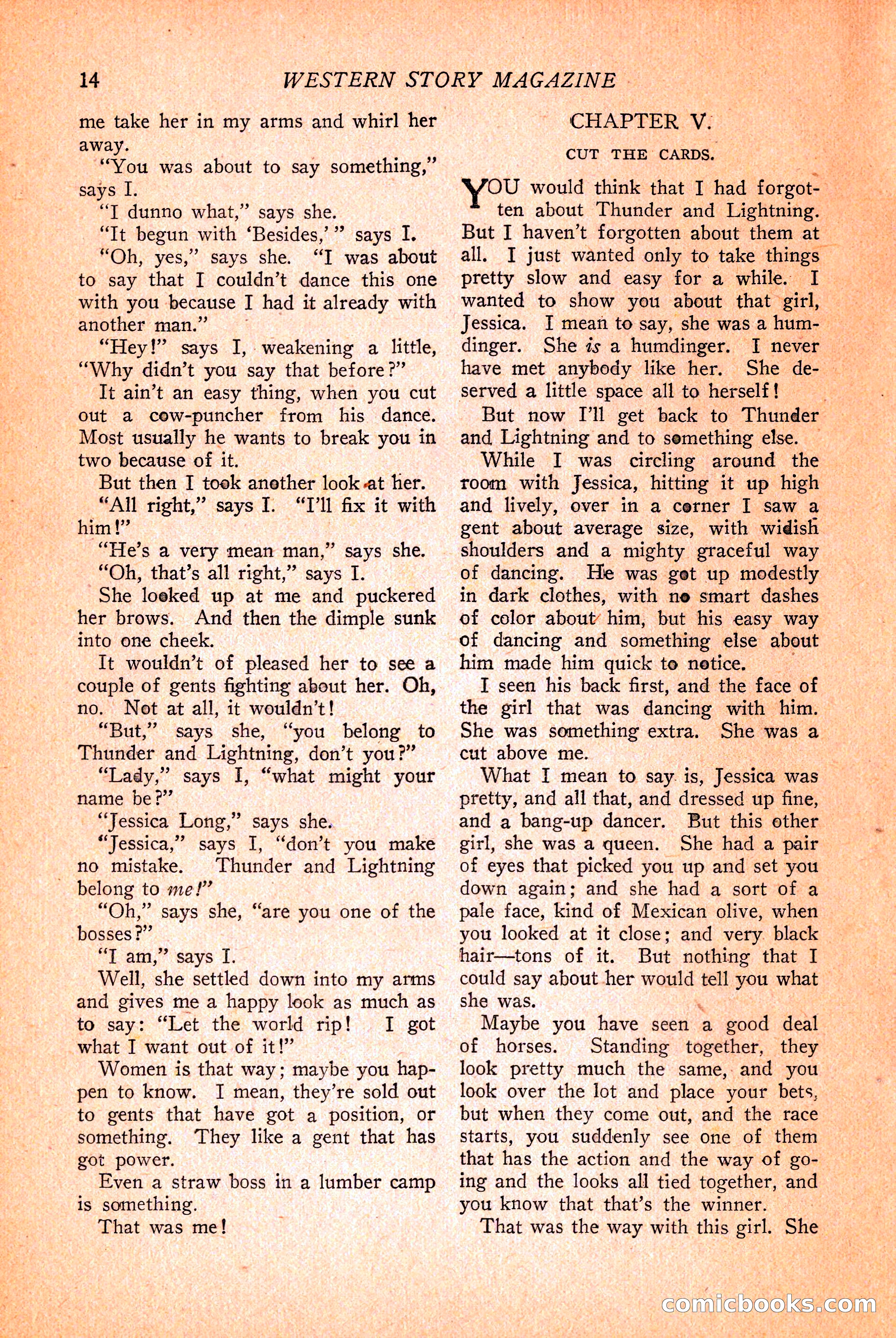 Western Story Magazine, March 12, 1927 — page 16 of 148