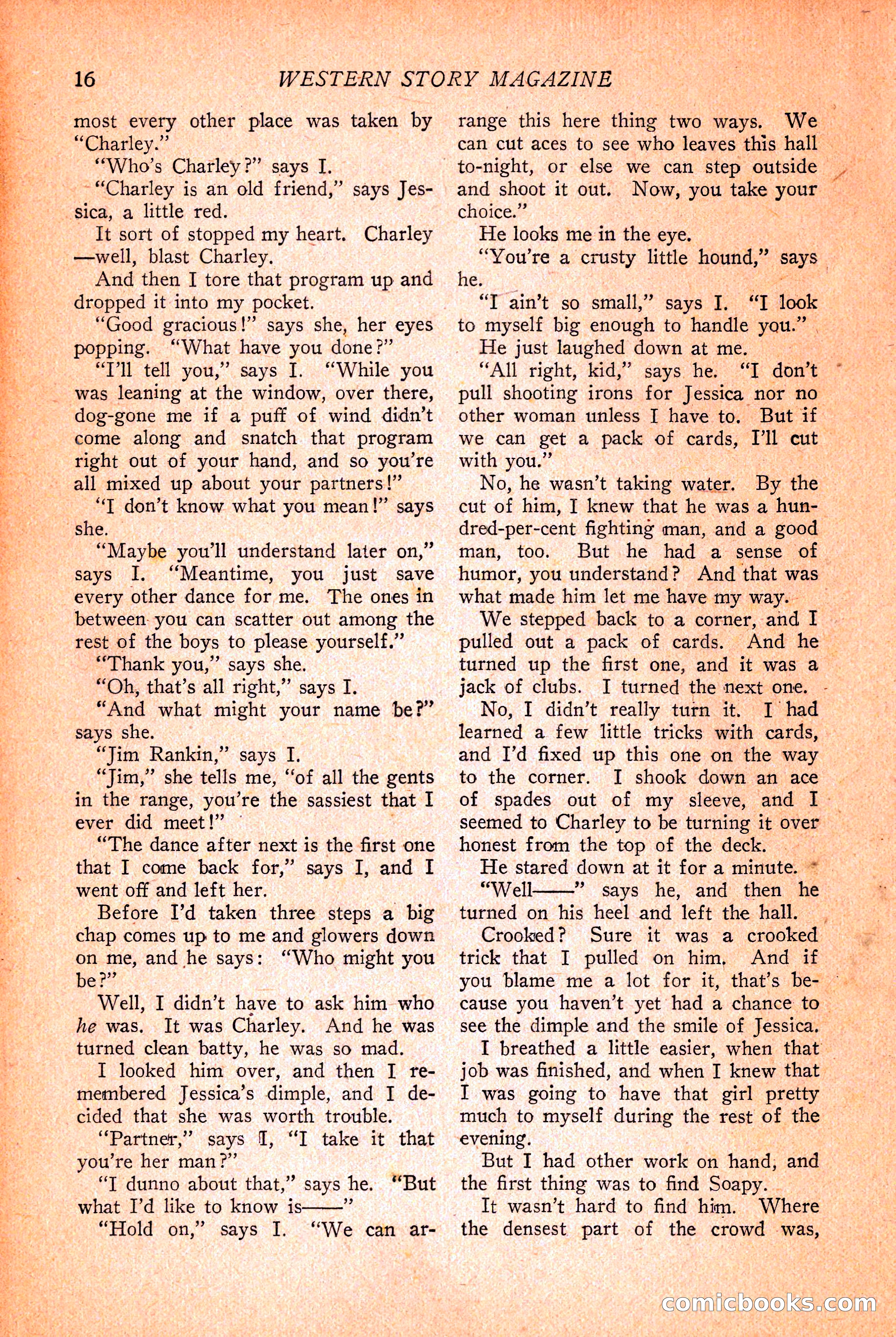 Western Story Magazine, March 12, 1927 — page 18 of 148