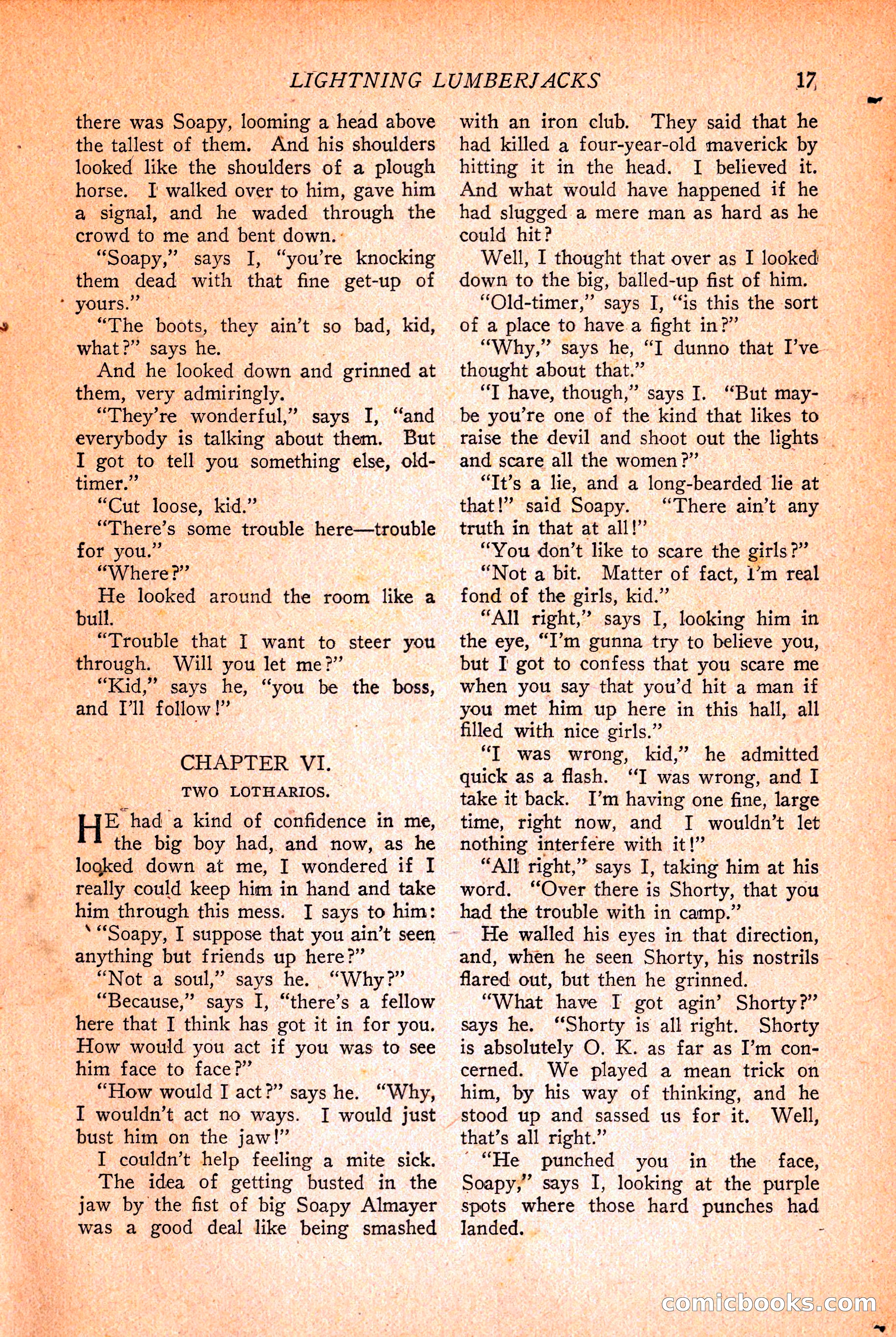 Western Story Magazine, March 12, 1927 — page 19 of 148