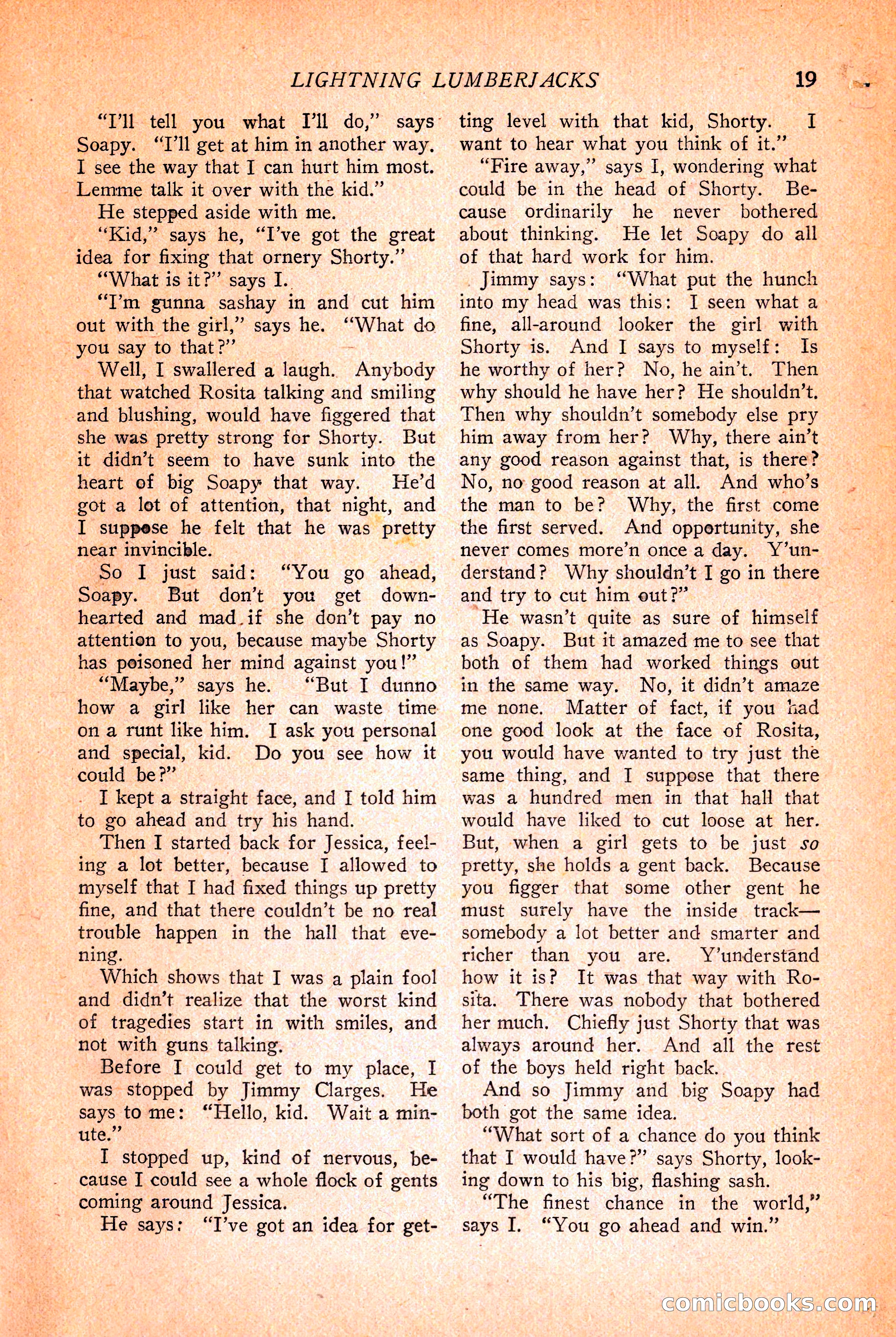 Western Story Magazine, March 12, 1927 — page 21 of 148