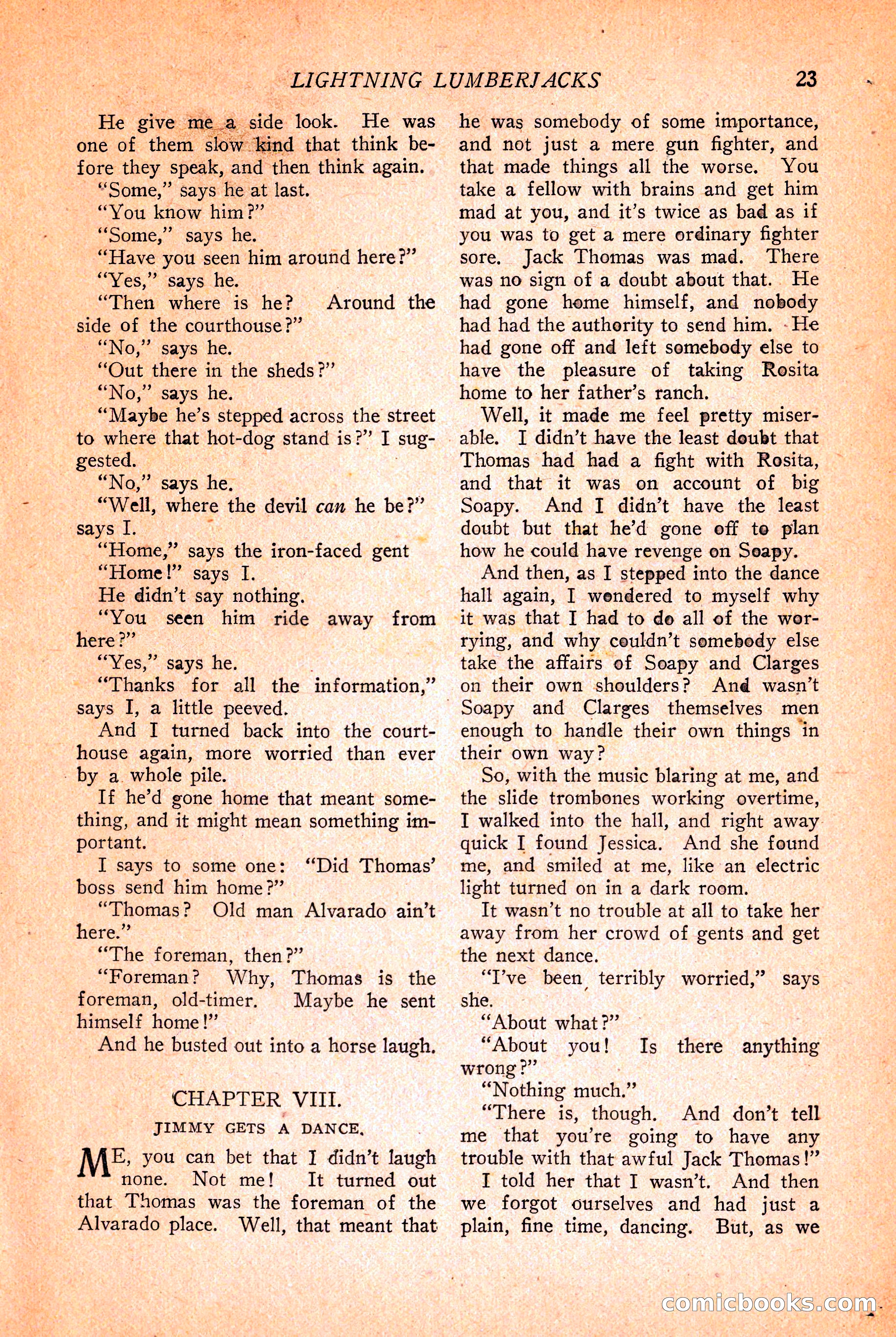 Western Story Magazine, March 12, 1927 — page 25 of 148
