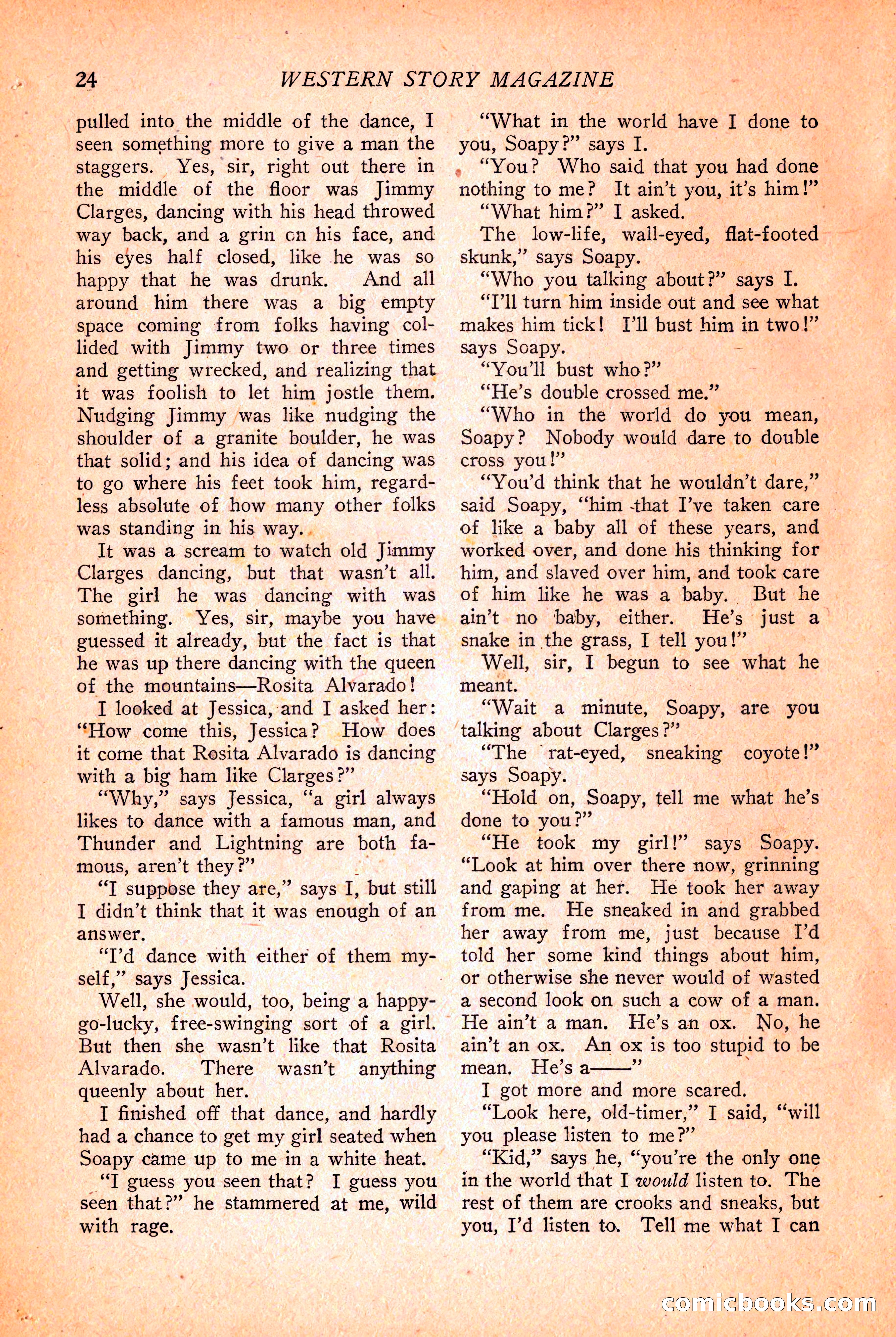 Western Story Magazine, March 12, 1927 — page 26 of 148