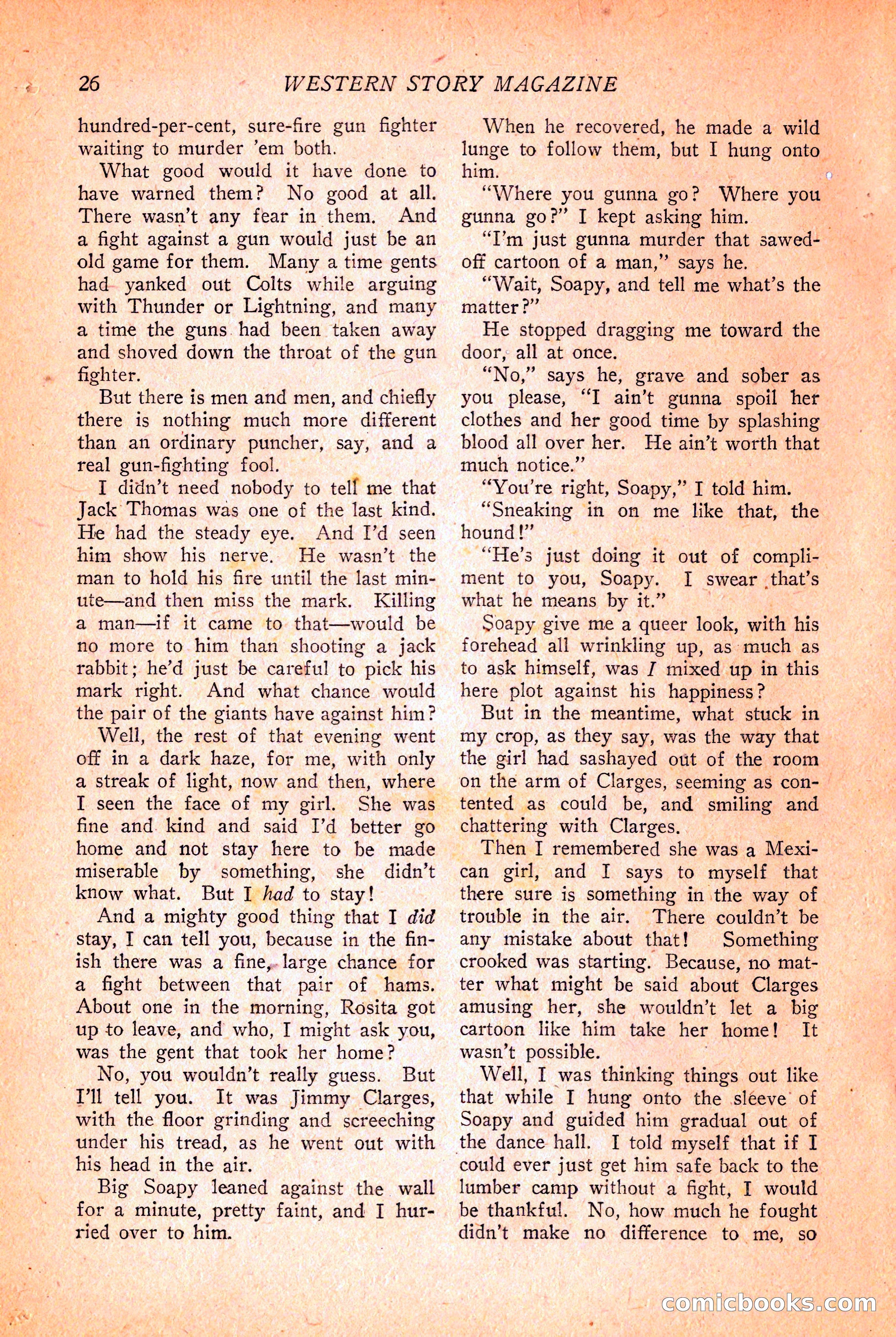 Western Story Magazine, March 12, 1927 — page 28 of 148