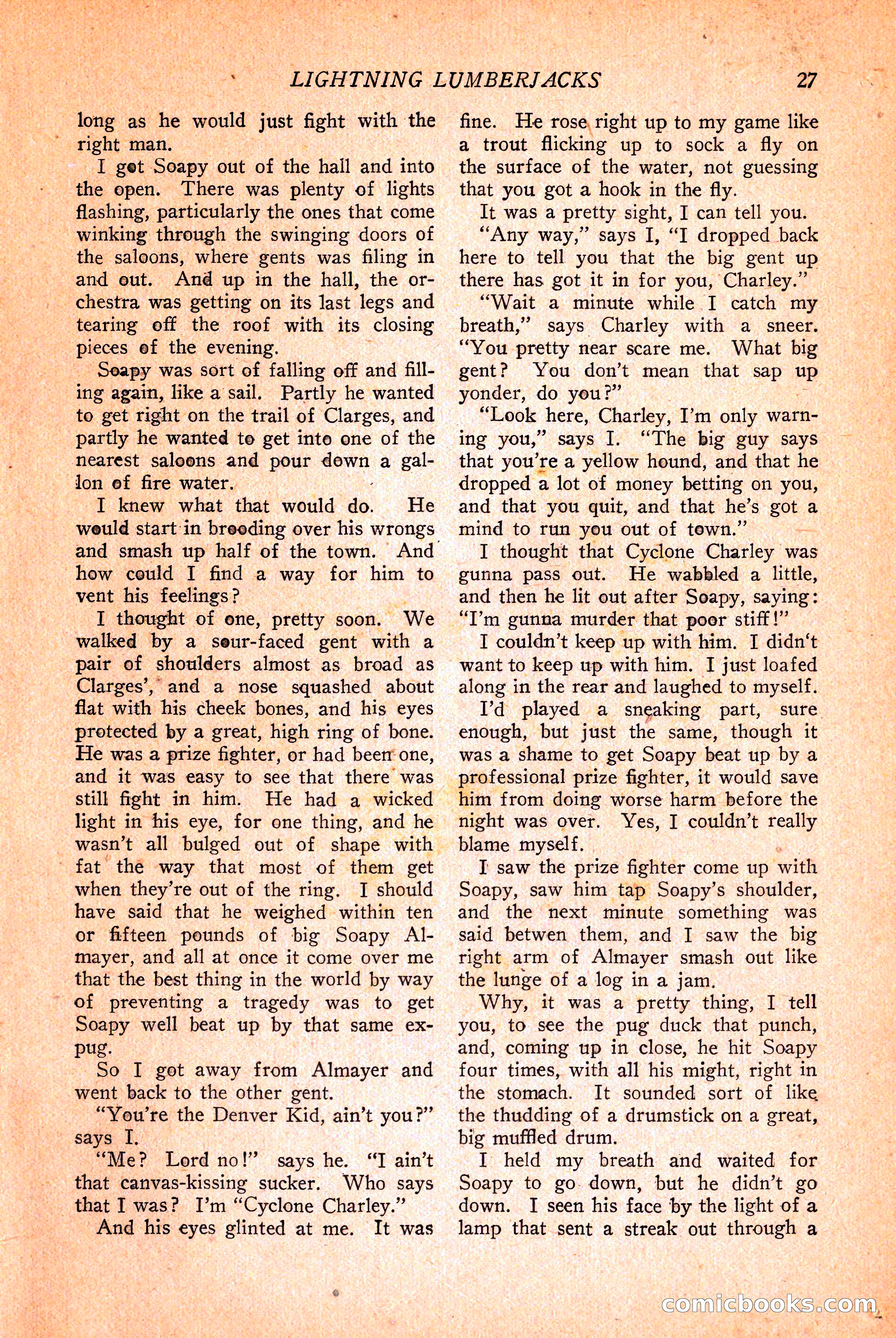 Western Story Magazine, March 12, 1927 — page 29 of 148