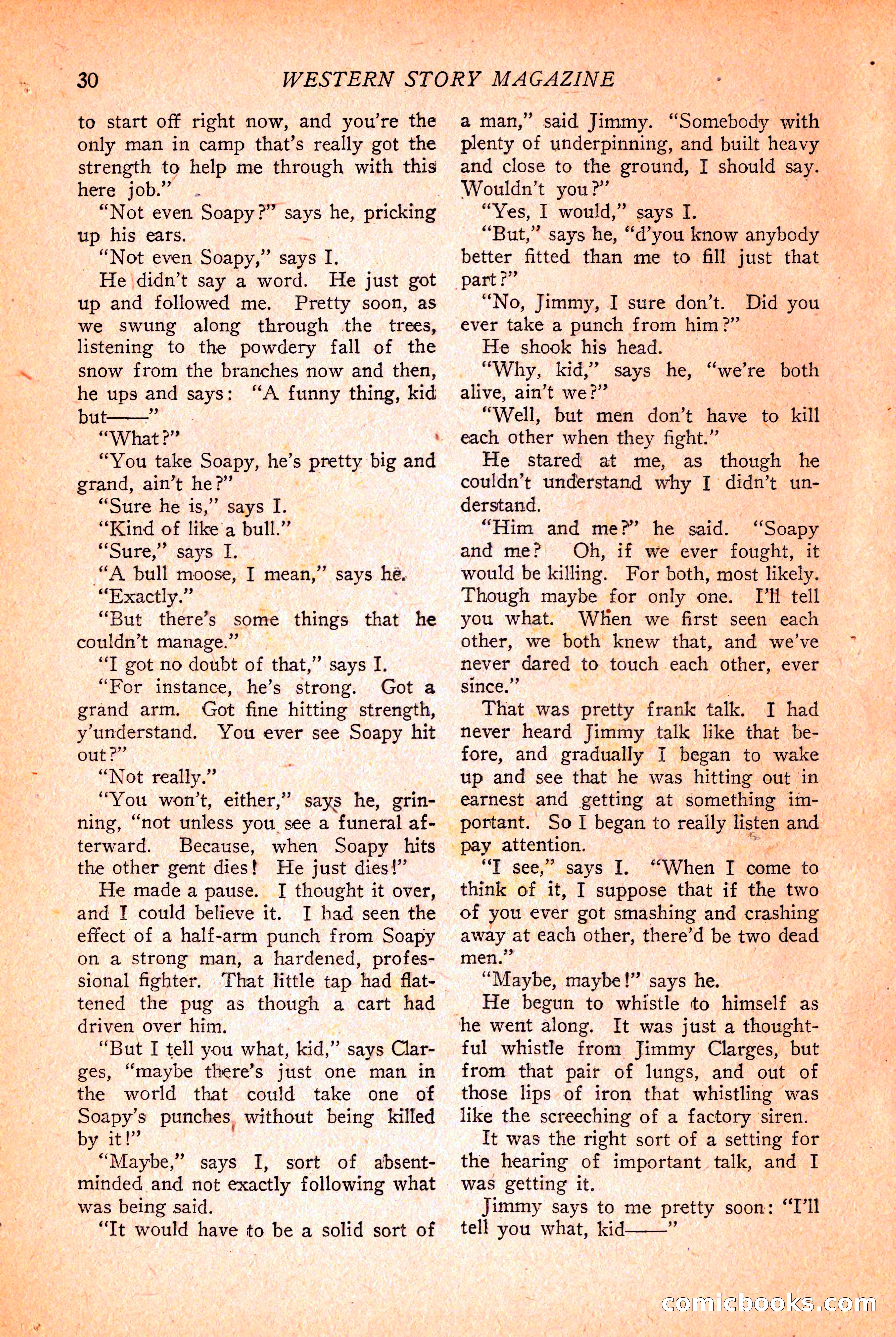 Western Story Magazine, March 12, 1927 — page 32 of 148